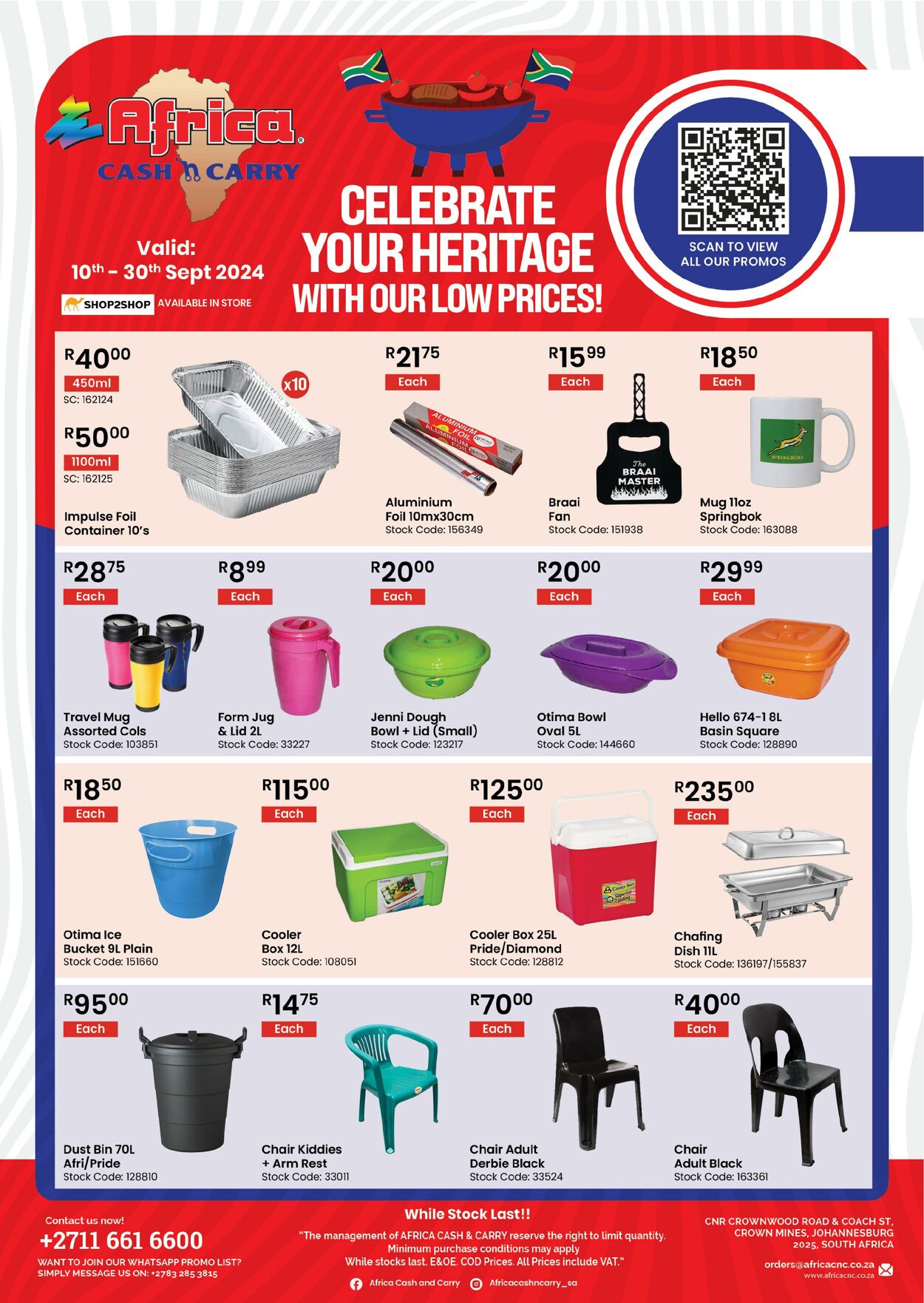 Special Africa Cash&Carry 10.09.2024 - 30.09.2024