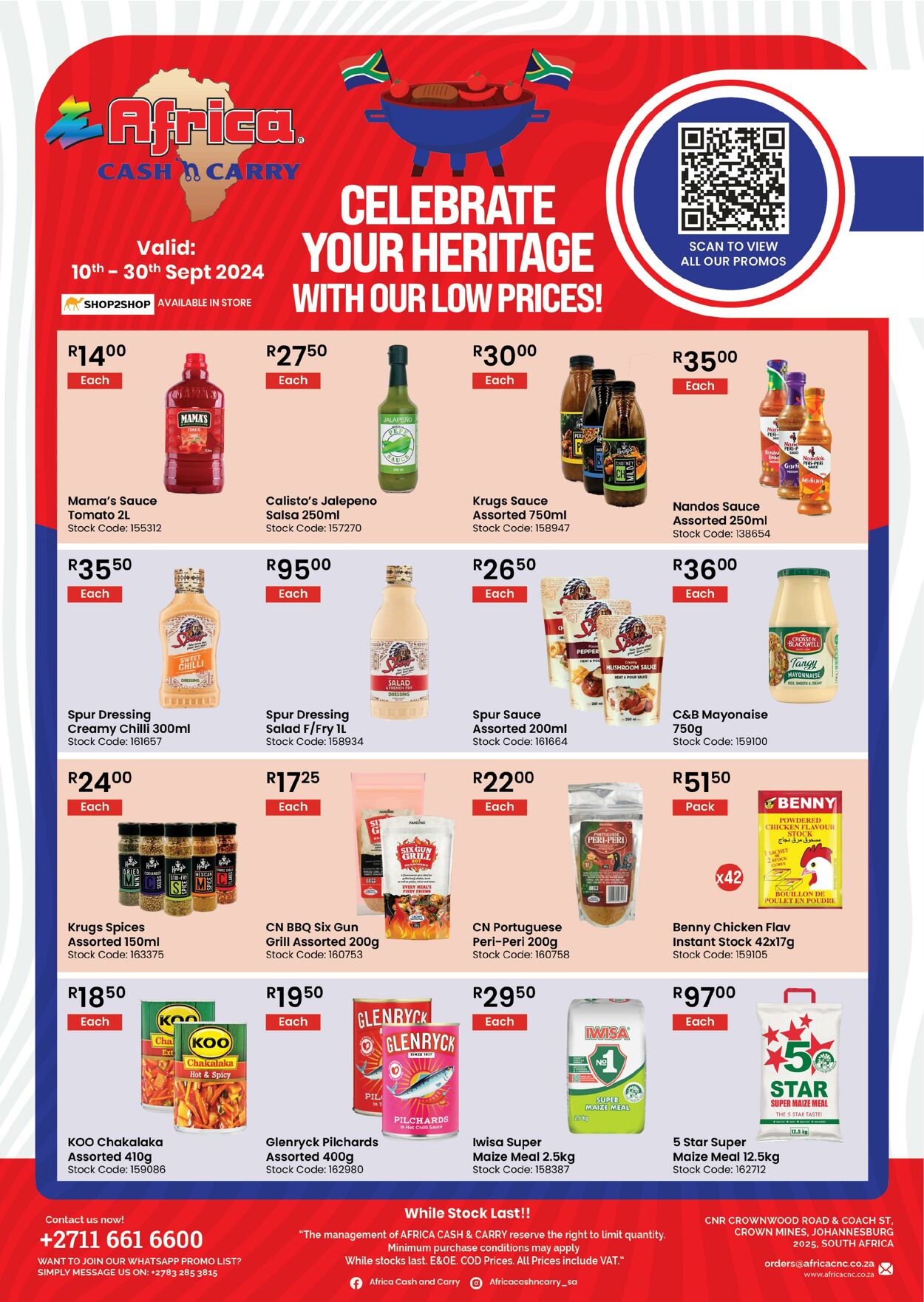 Special Africa Cash&Carry 10.09.2024 - 30.09.2024