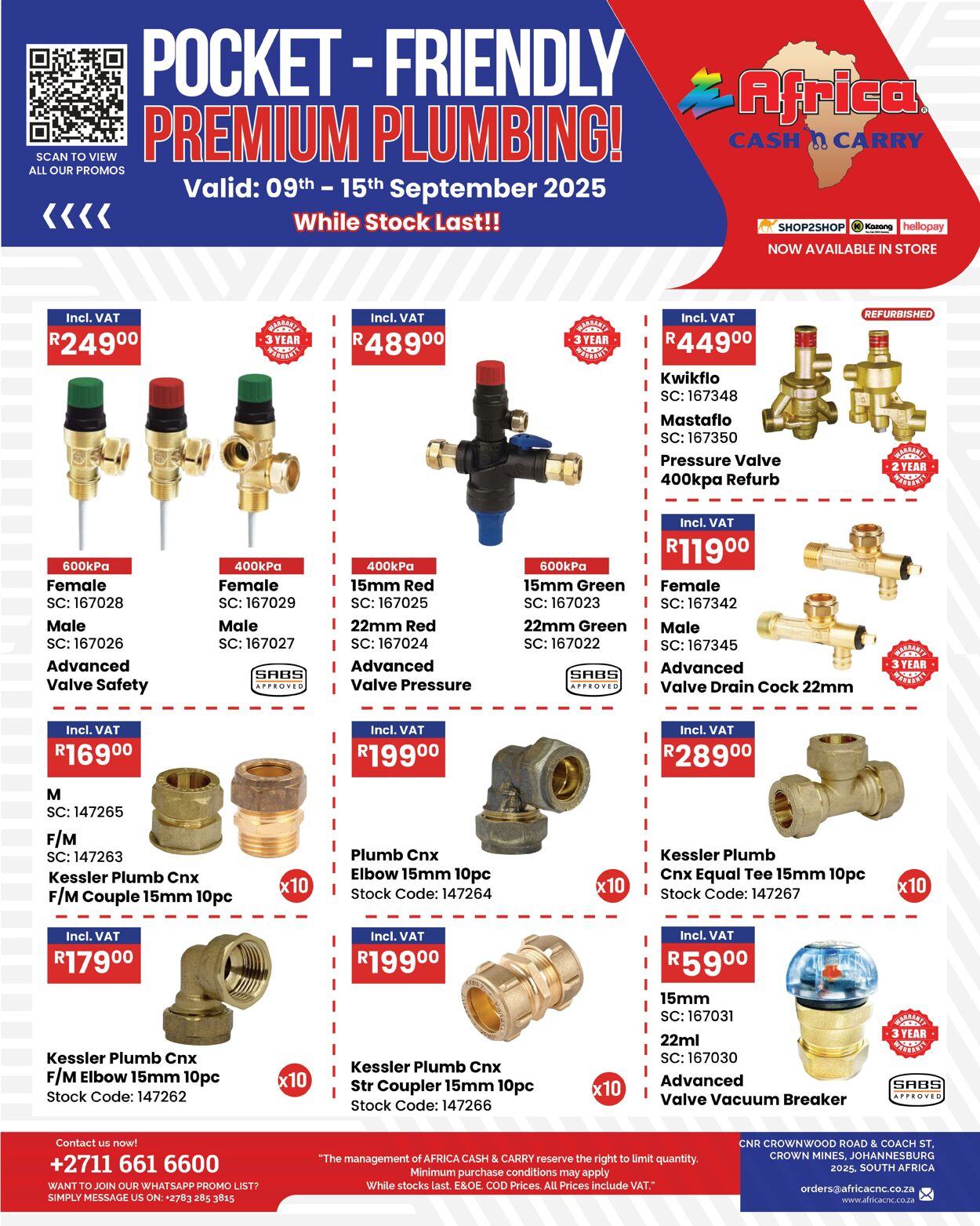 Special Africa Cash&Carry 09.09.2025 - 15.09.2025