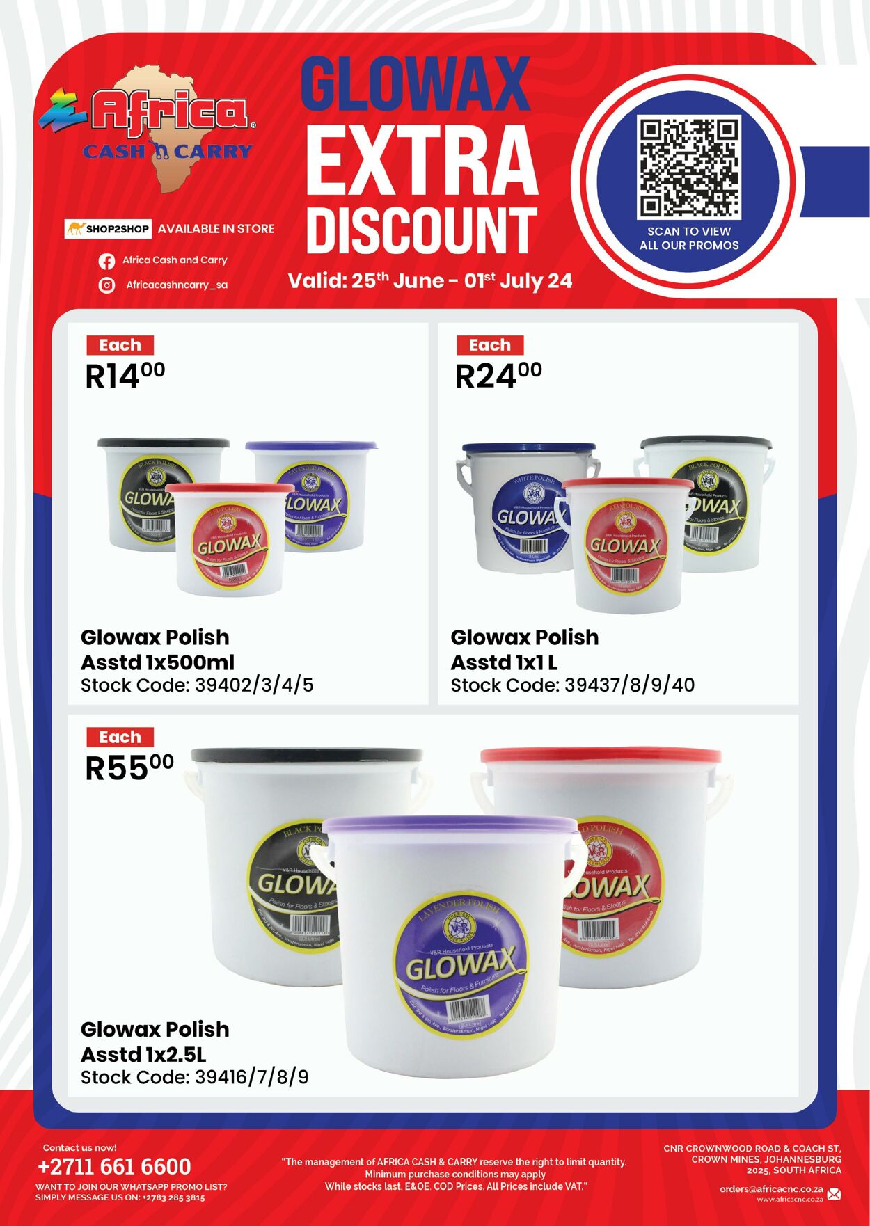 Africa Cash&Carry Promotional specials