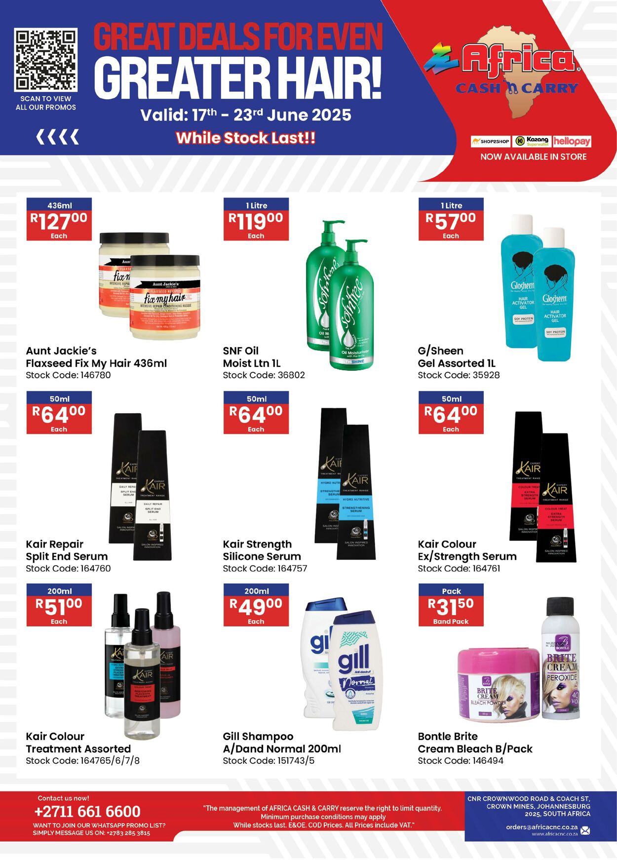 Special Africa Cash&Carry 17.06.2025 - 23.06.2025