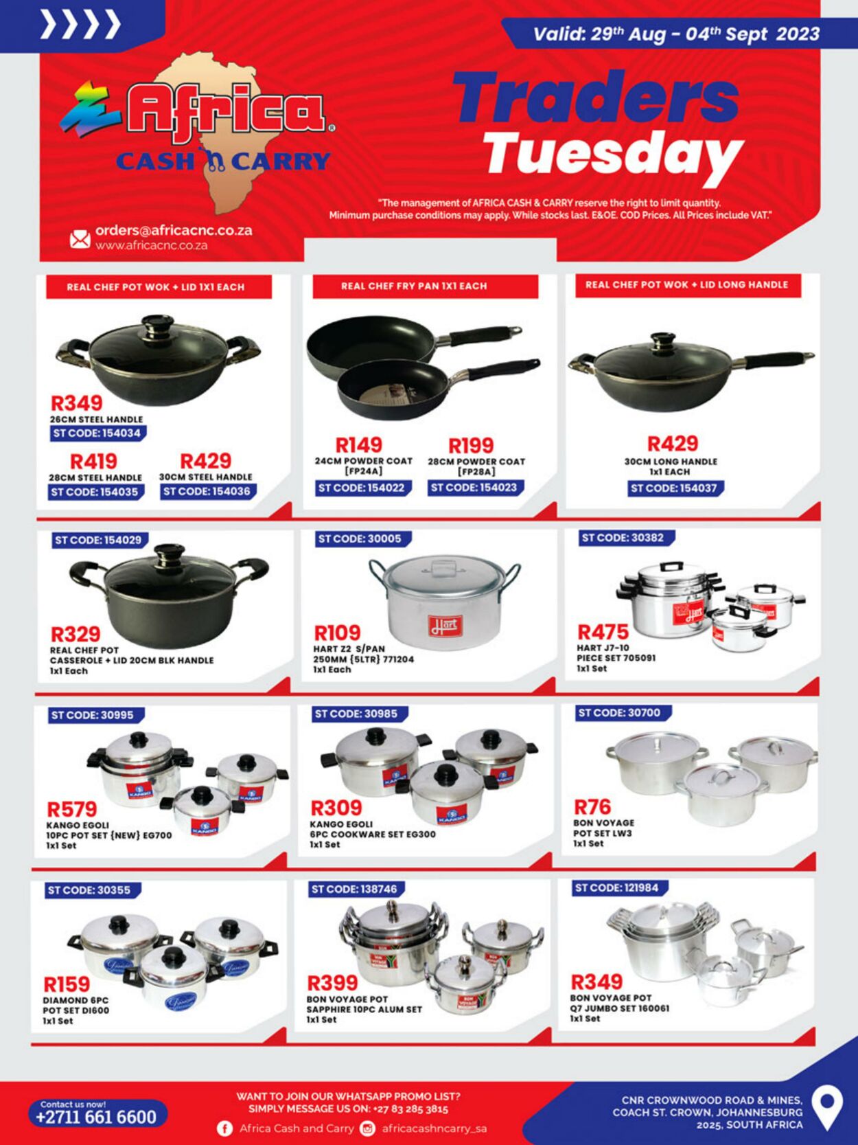 Special Africa Cash&Carry 29.08.2023 - 04.09.2023