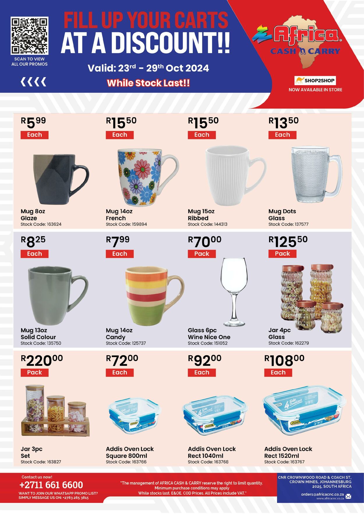 Special Africa Cash&Carry 23.10.2024 - 29.10.2024