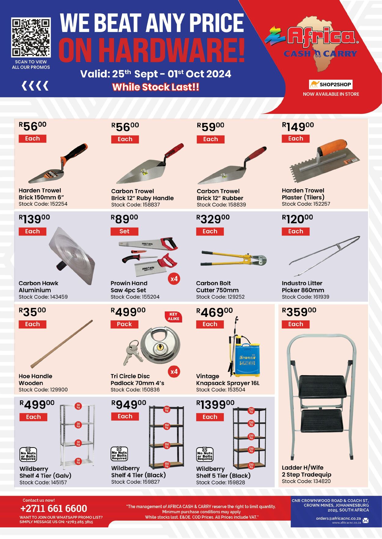 Special Africa Cash&Carry 25.09.2024 - 01.10.2024