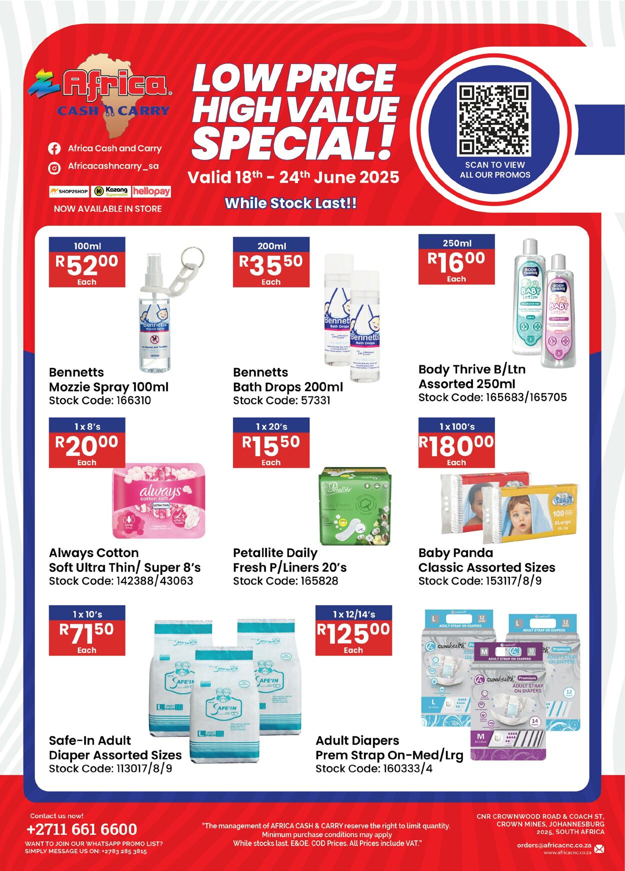 Special Africa Cash&Carry 18.06.2025 - 24.06.2025