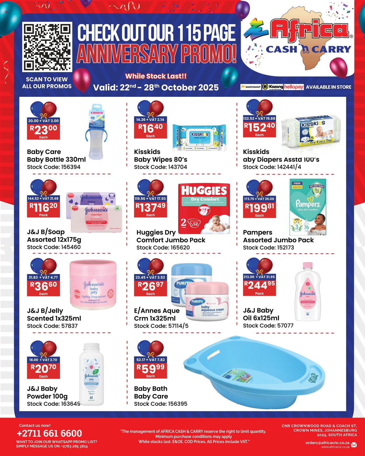 Special Africa Cash&Carry 22.10.2025 - 28.10.2025
