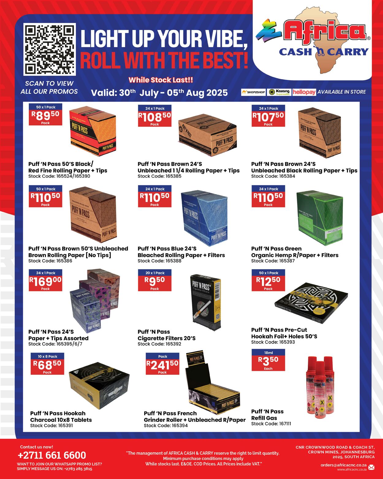 Special Africa Cash&Carry 30.07.2025 - 05.08.2025