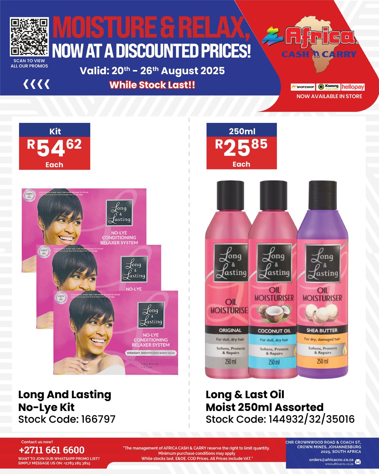 Special Africa Cash&Carry 20.08.2025 - 26.08.2025