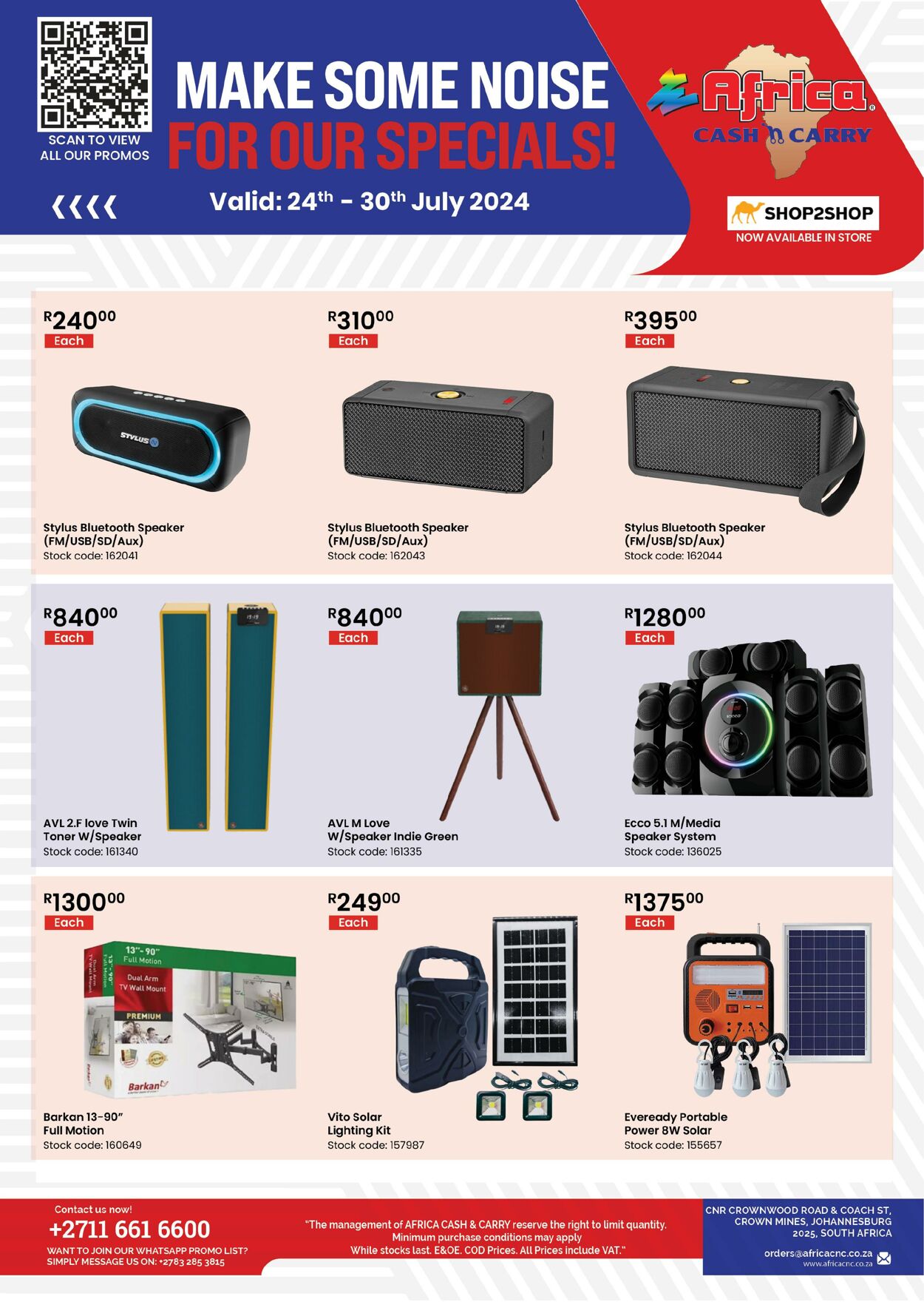 Special Africa Cash&Carry 24.07.2024 - 30.07.2024