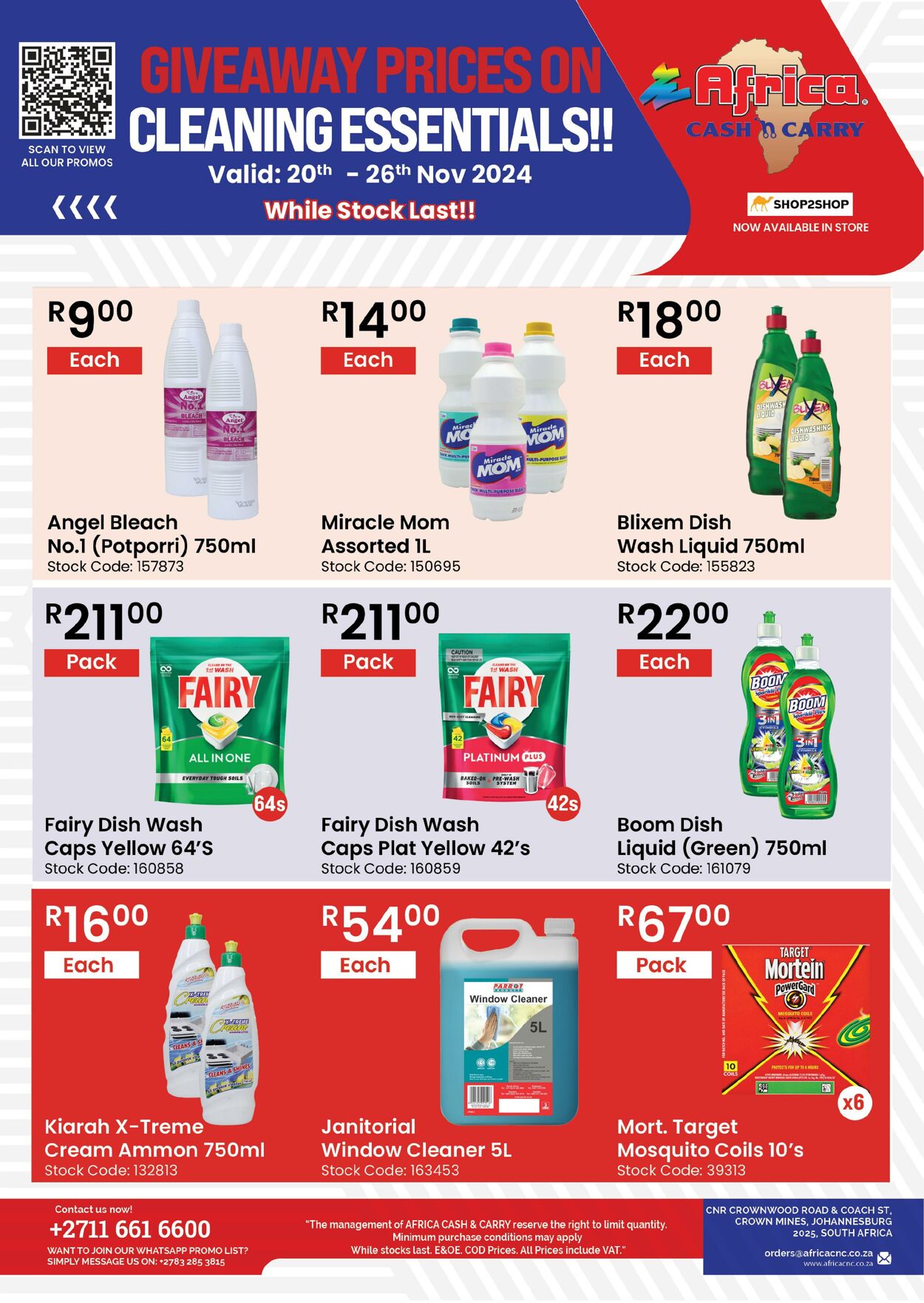 Africa Cash&Carry Promotional specials