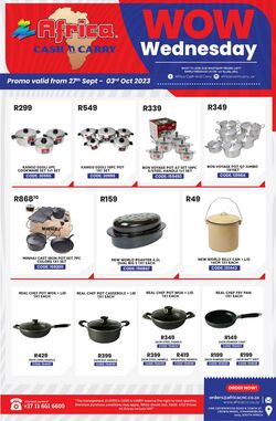 Special Africa Cash&Carry 23.07.2022 - 31.08.2022