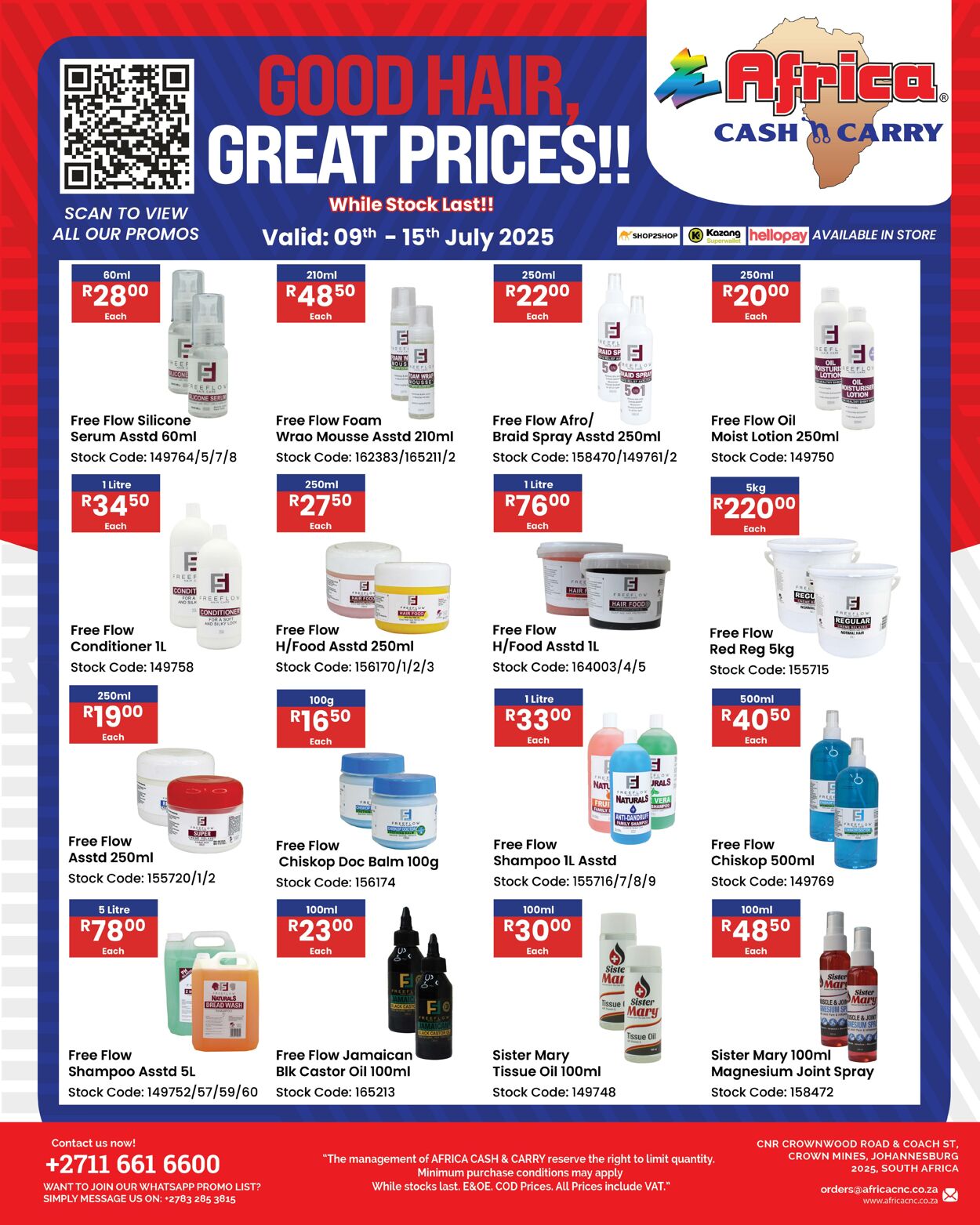 Special Africa Cash&Carry 09.07.2025 - 15.07.2025