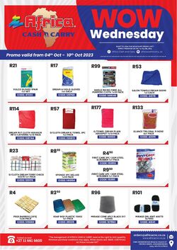 Special Africa Cash&Carry 23.07.2022 - 31.08.2022