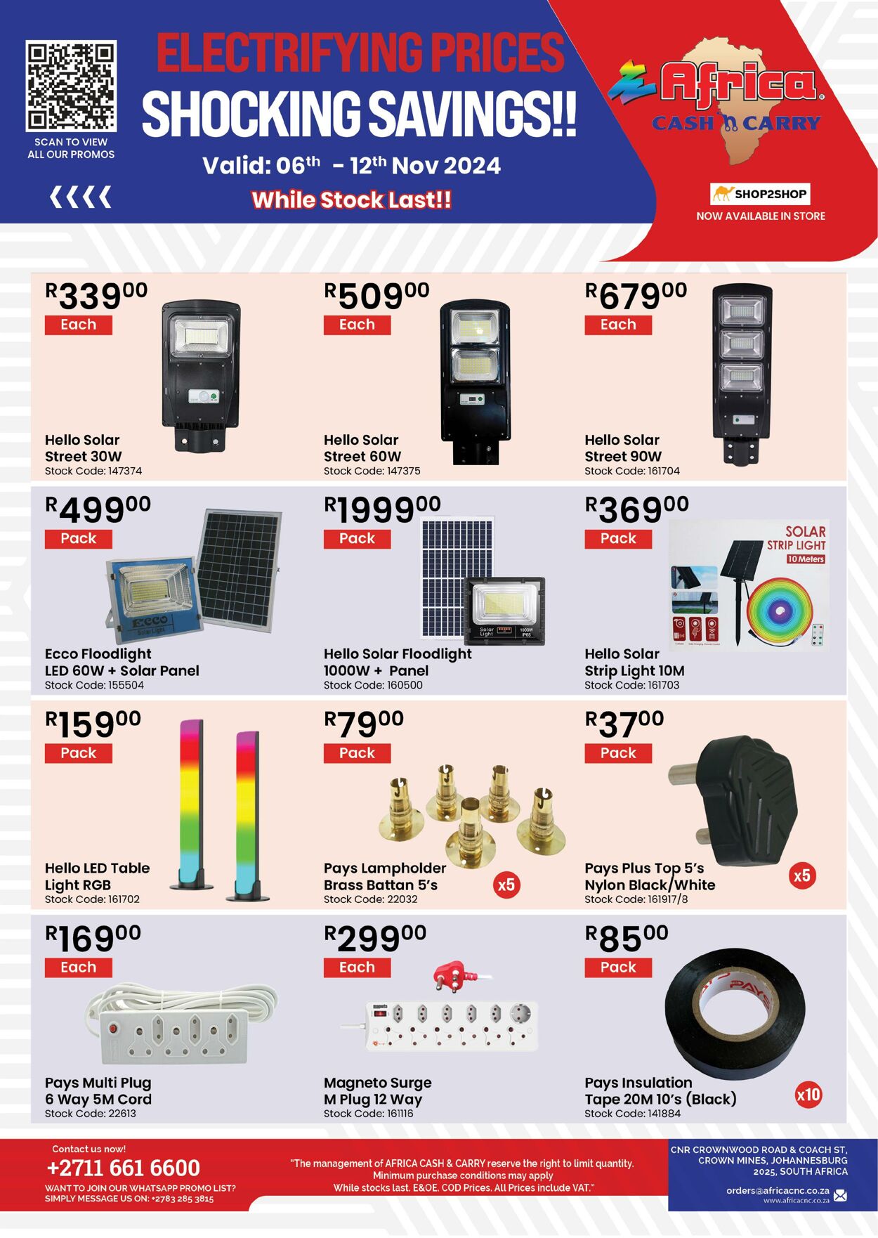 Special Africa Cash&Carry 06.11.2024 - 12.11.2024