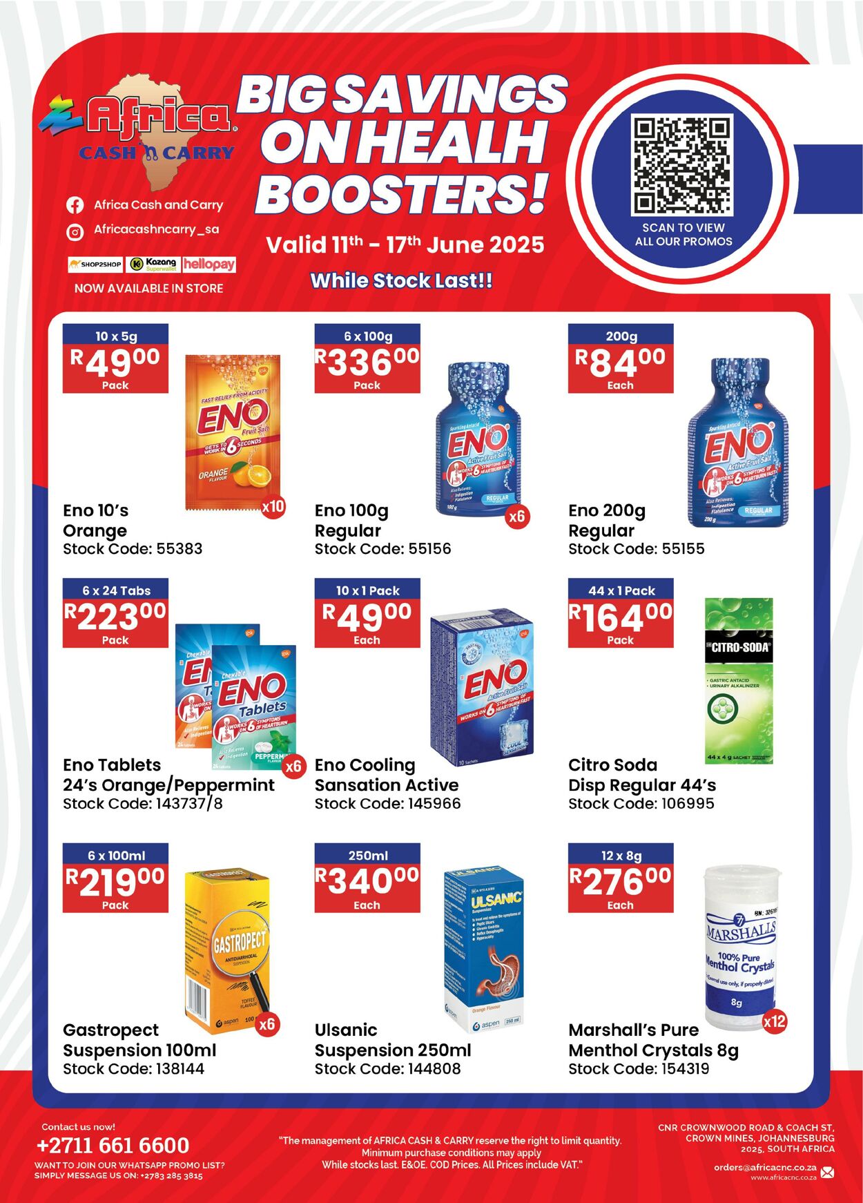 Special Africa Cash&Carry 11.06.2025 - 17.06.2025