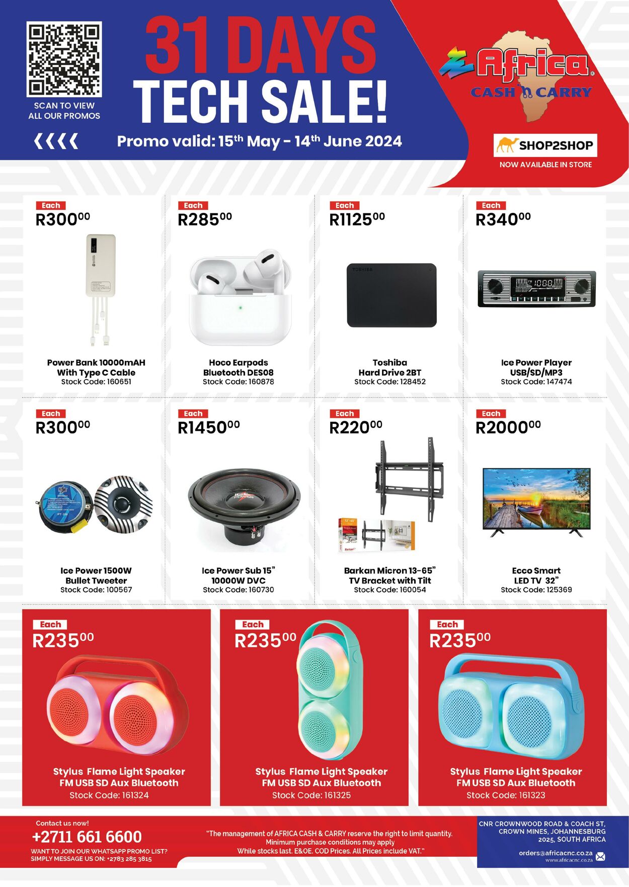 Africa Cash&Carry Promotional specials