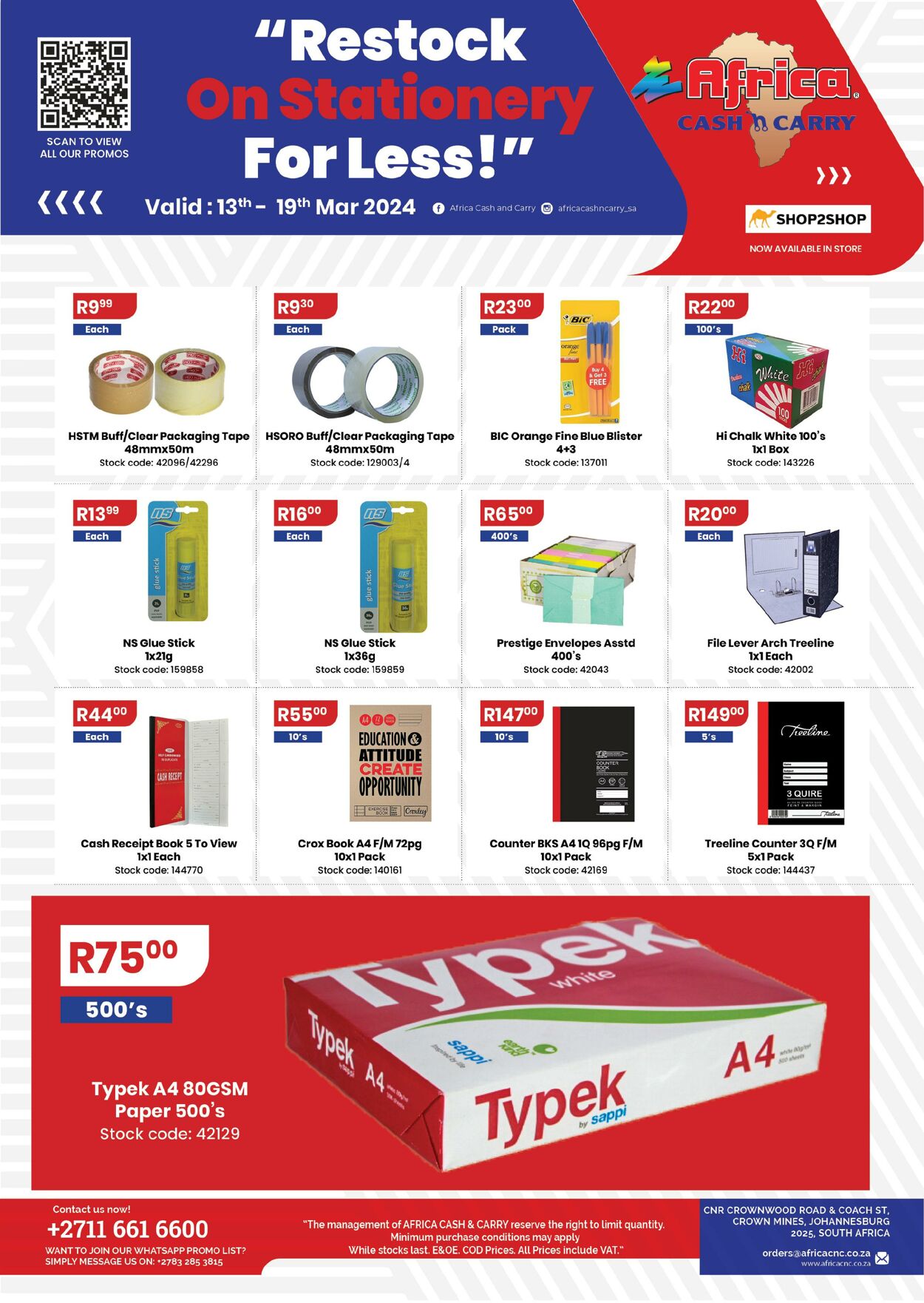 Special Africa Cash&Carry 13.03.2024 - 19.03.2024