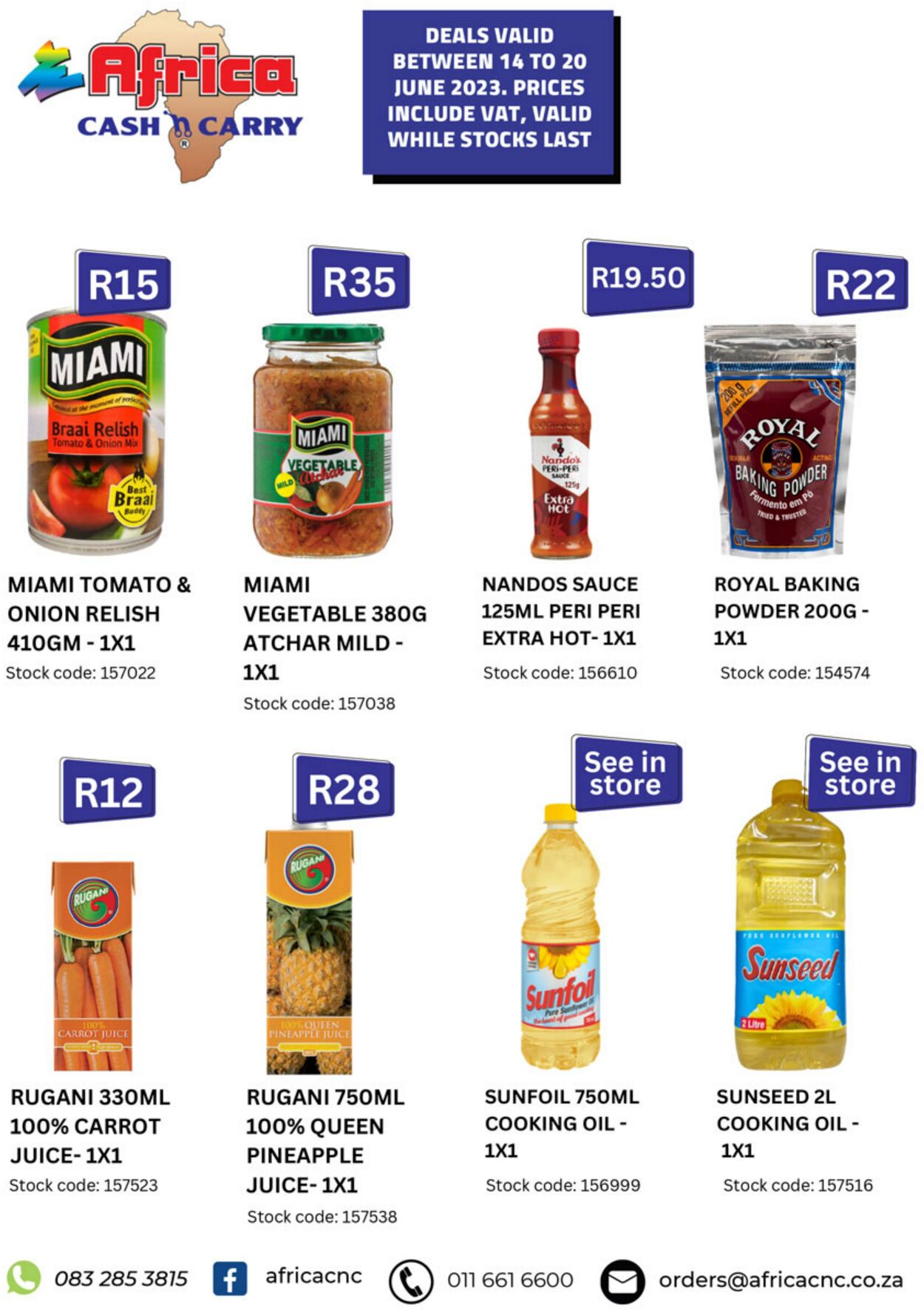 Special Africa Cash&Carry 14.06.2023 - 20.06.2023
