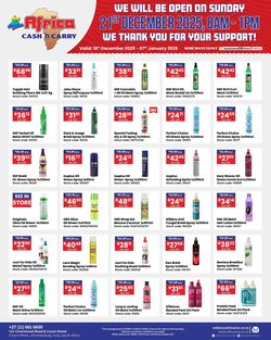 Special Africa Cash&Carry 18.12.2025 - 07.01.2026
