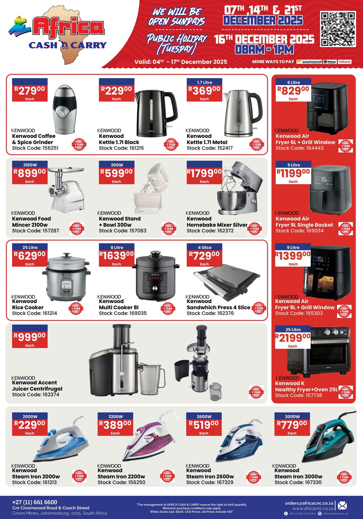 Special Africa Cash&Carry 04.12.2025 - 17.12.2025