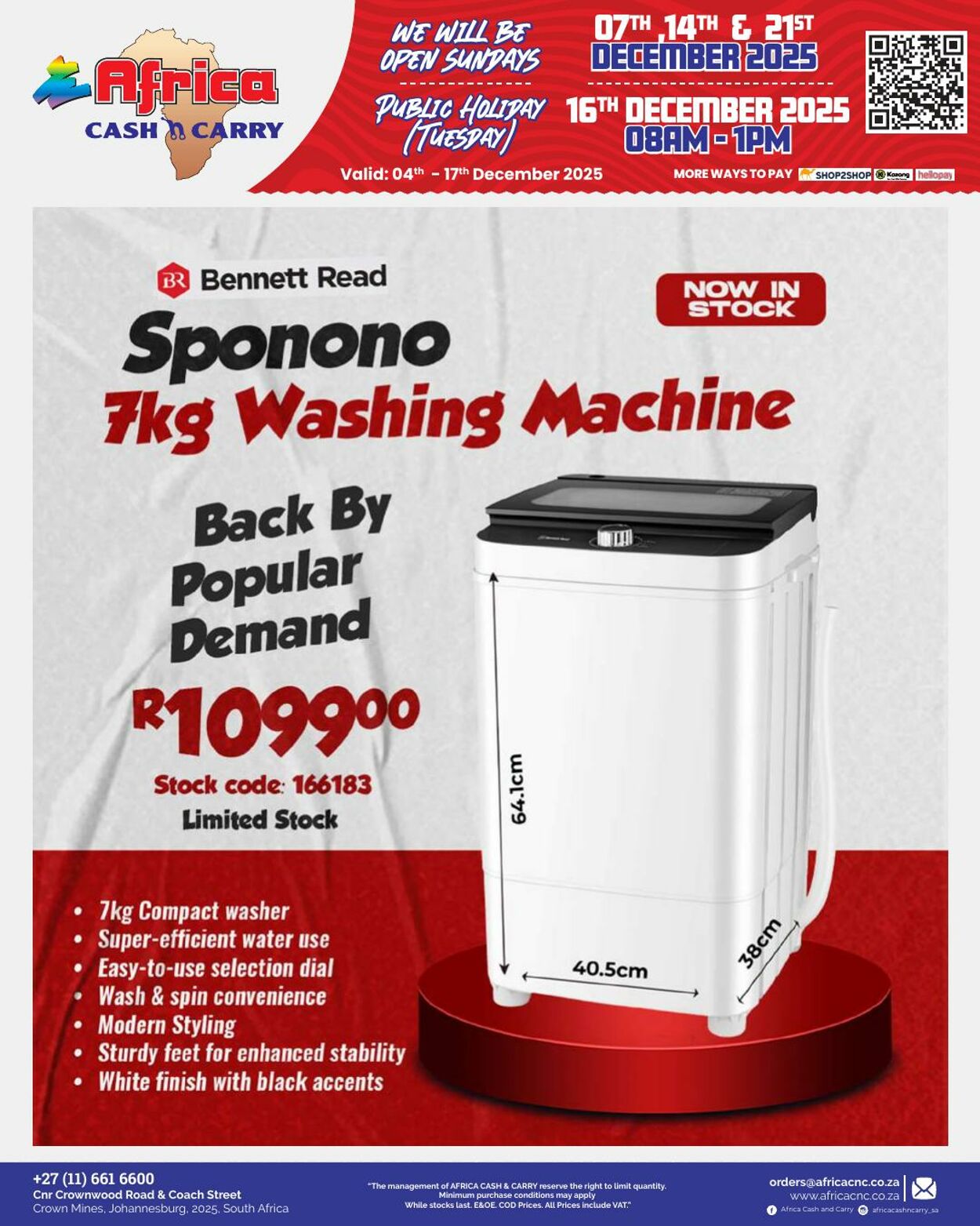 Special Africa Cash&Carry 04.12.2025 - 17.12.2025