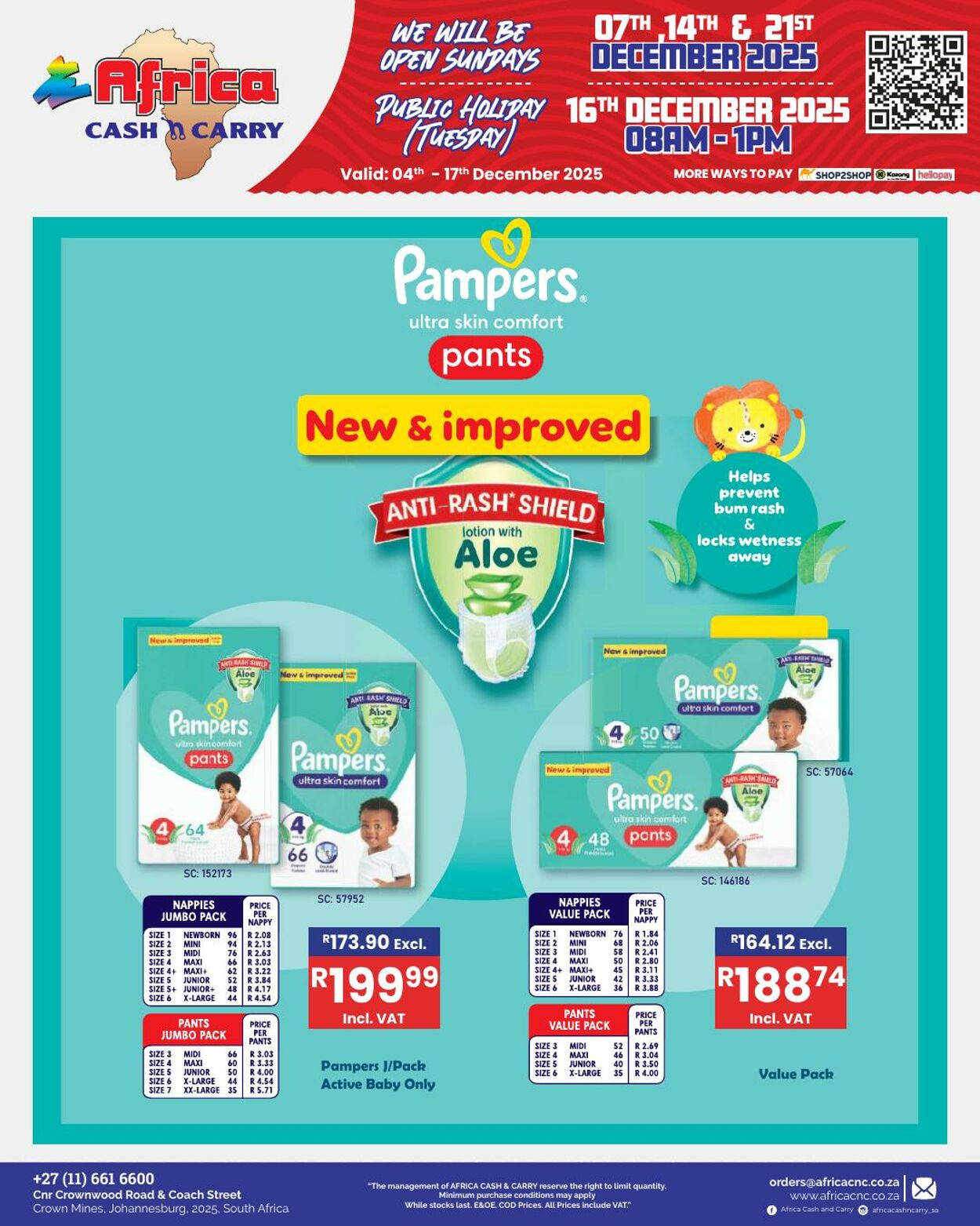 Special Africa Cash&Carry 04.12.2025 - 17.12.2025