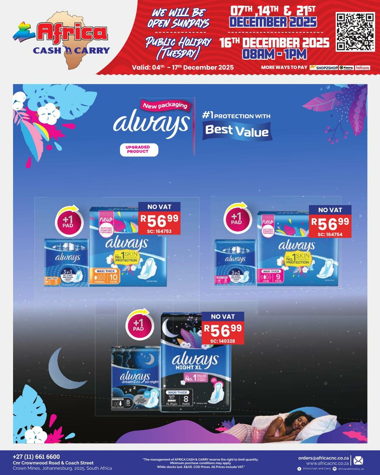 Special Africa Cash&Carry 04.12.2025 - 17.12.2025