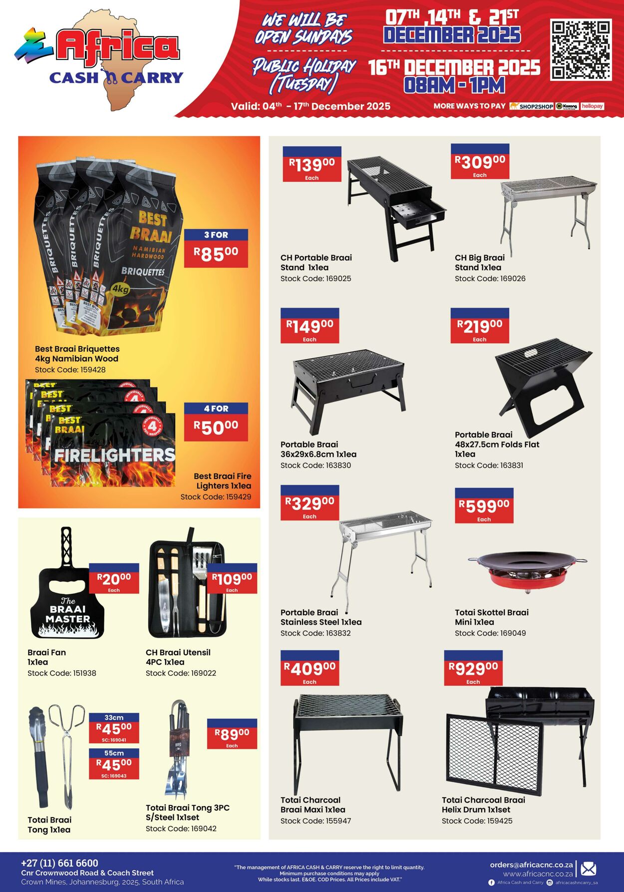 Special Africa Cash&Carry 04.12.2025 - 17.12.2025
