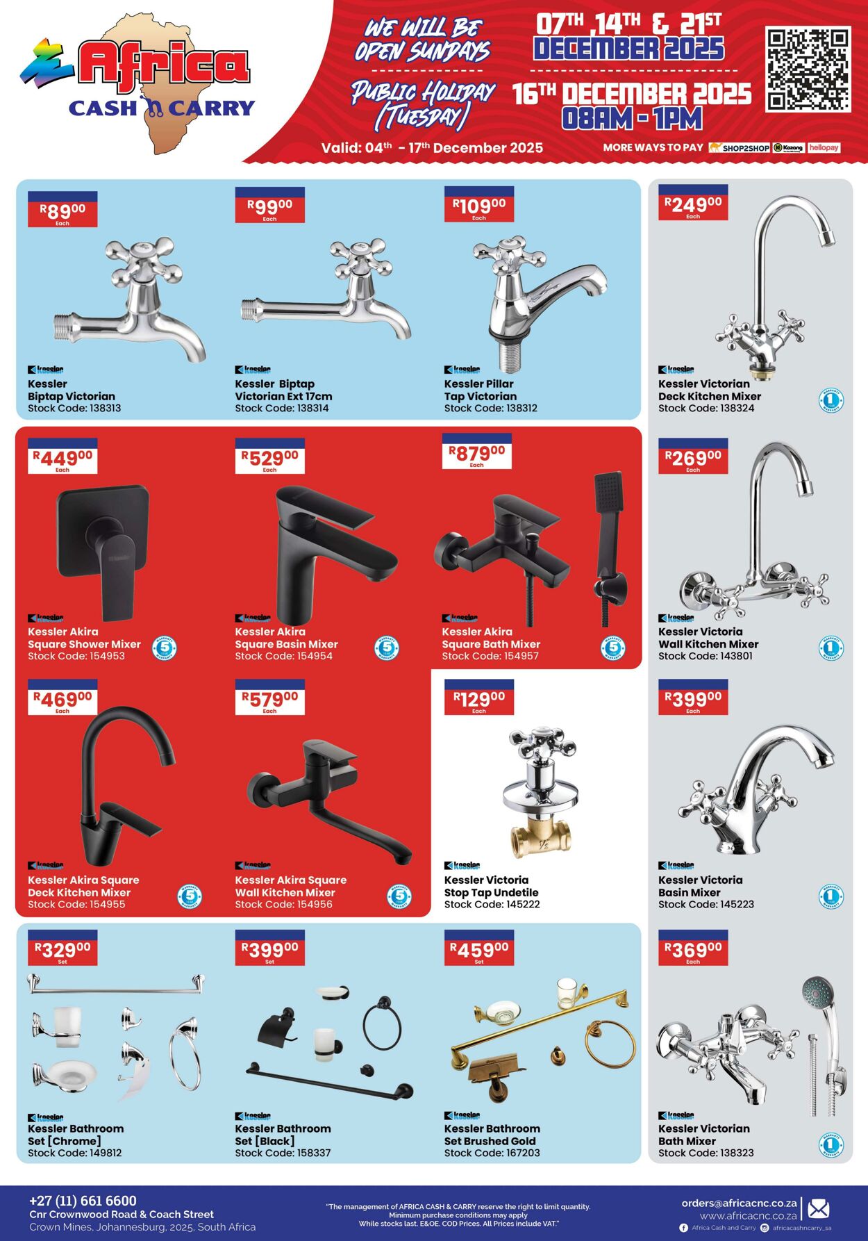 Special Africa Cash&Carry 04.12.2025 - 17.12.2025