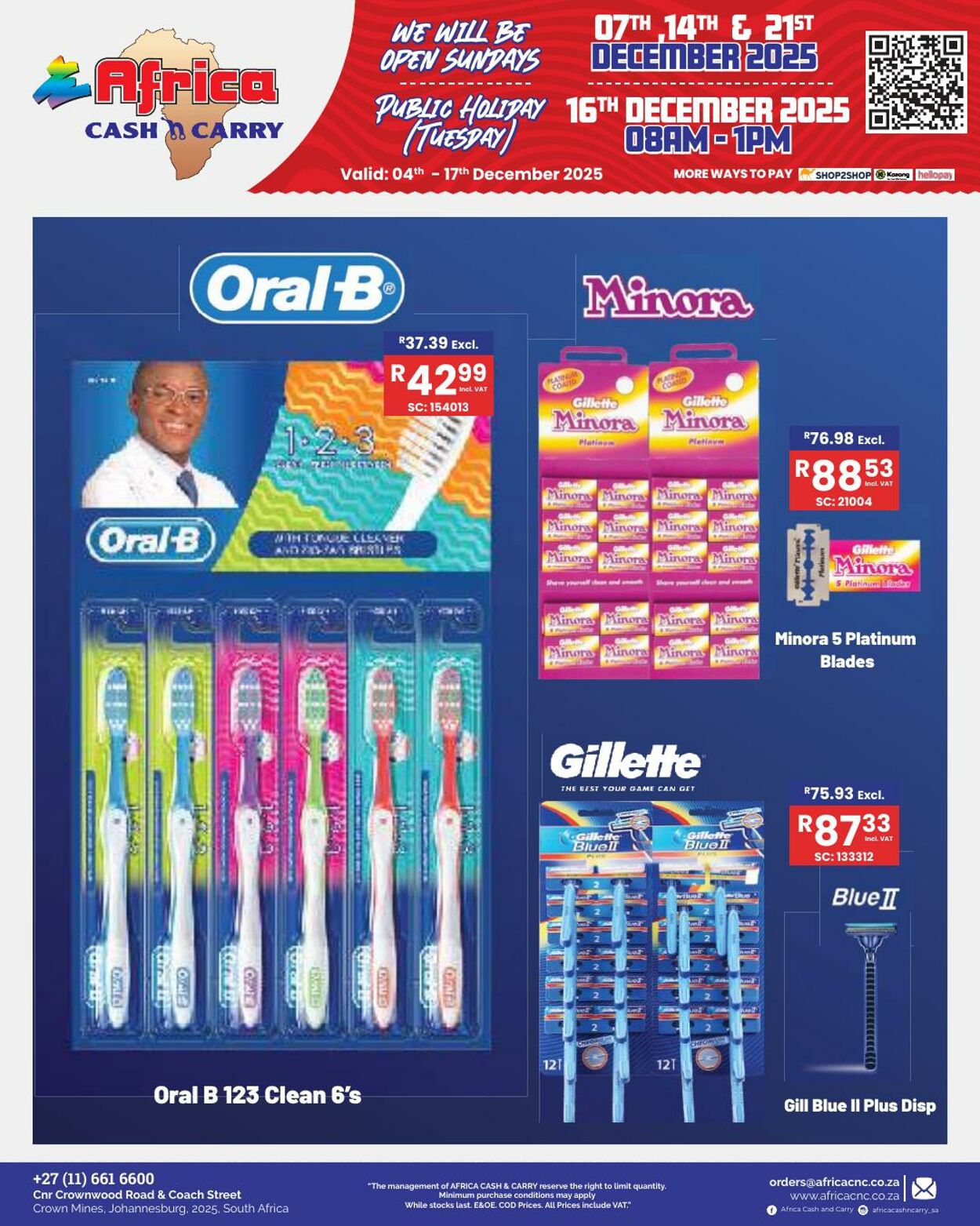 Special Africa Cash&Carry 04.12.2025 - 17.12.2025