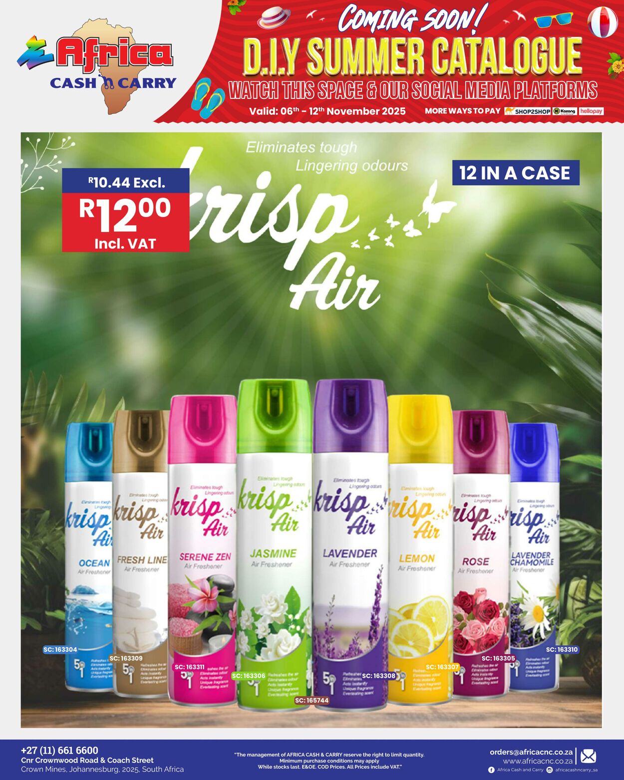 Special Africa Cash&Carry 06.11.2025 - 12.11.2025