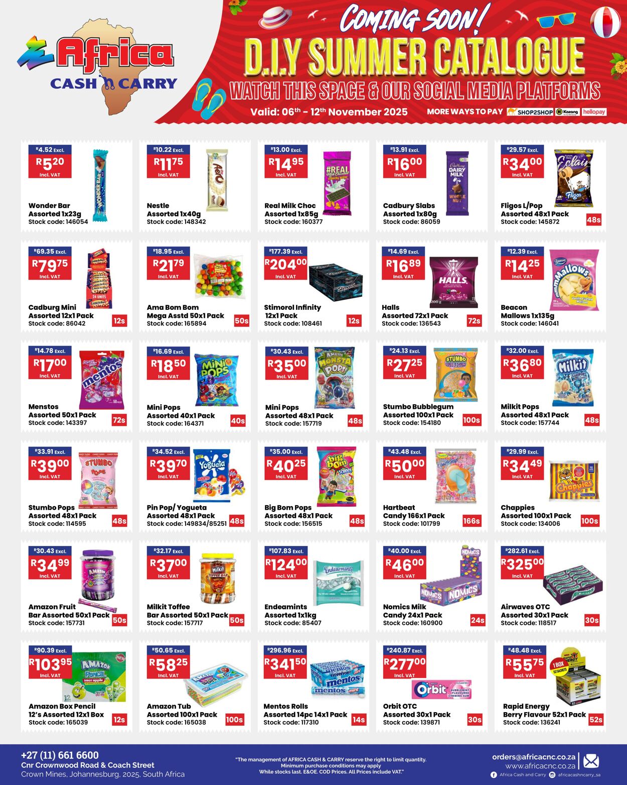 Special Africa Cash&Carry 06.11.2025 - 12.11.2025