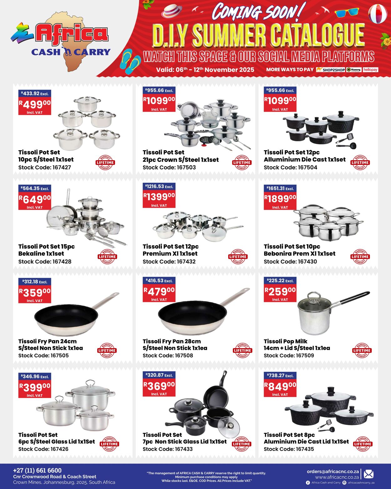 Special Africa Cash&Carry 06.11.2025 - 12.11.2025