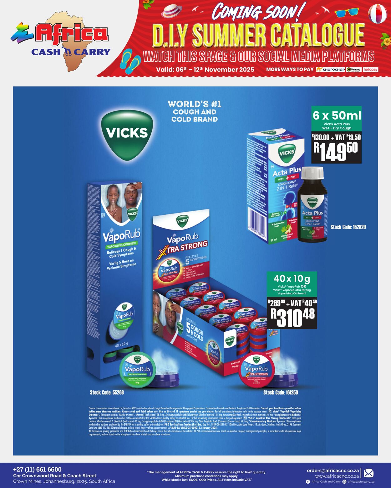 Special Africa Cash&Carry 06.11.2025 - 12.11.2025