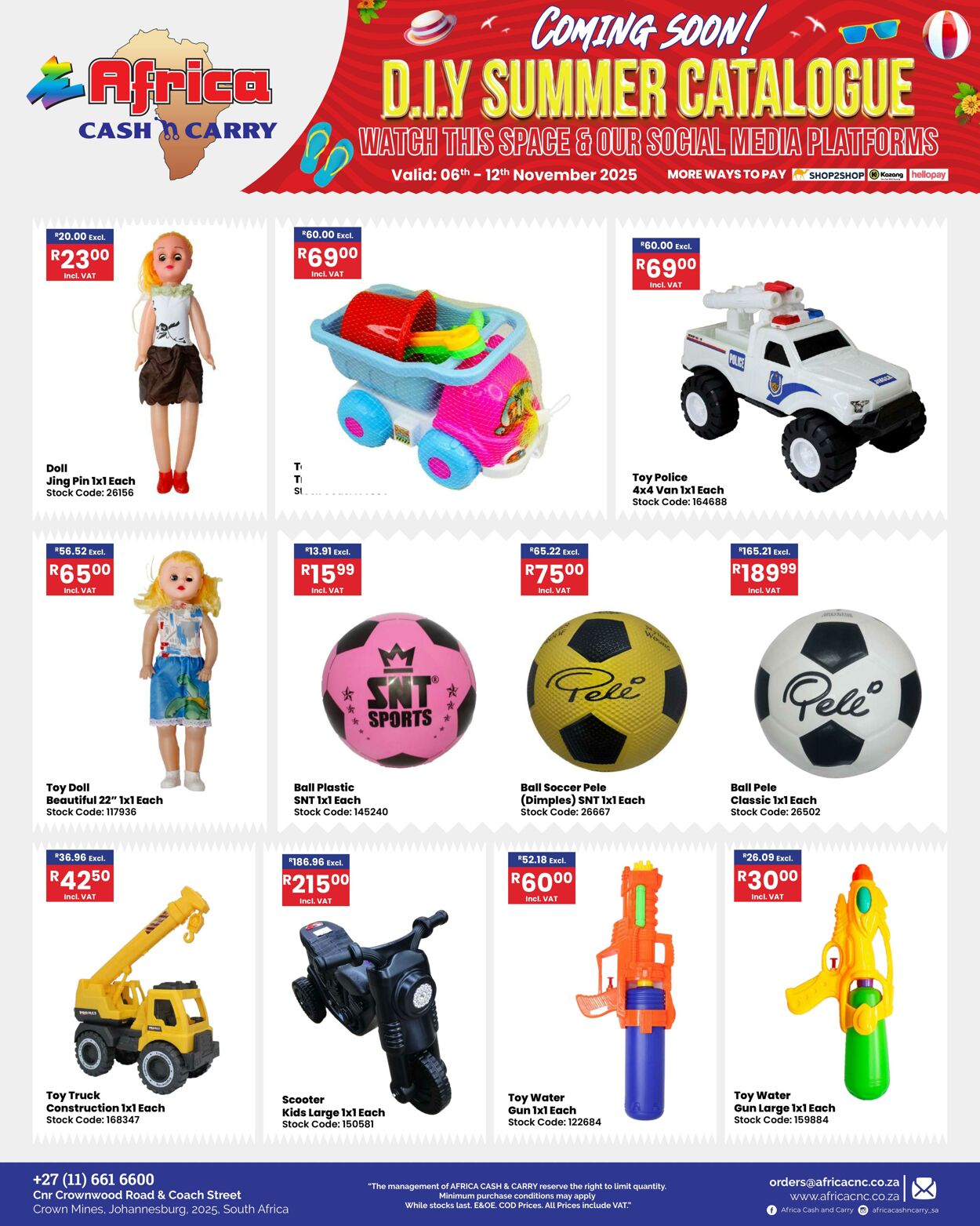Special Africa Cash&Carry 06.11.2025 - 12.11.2025