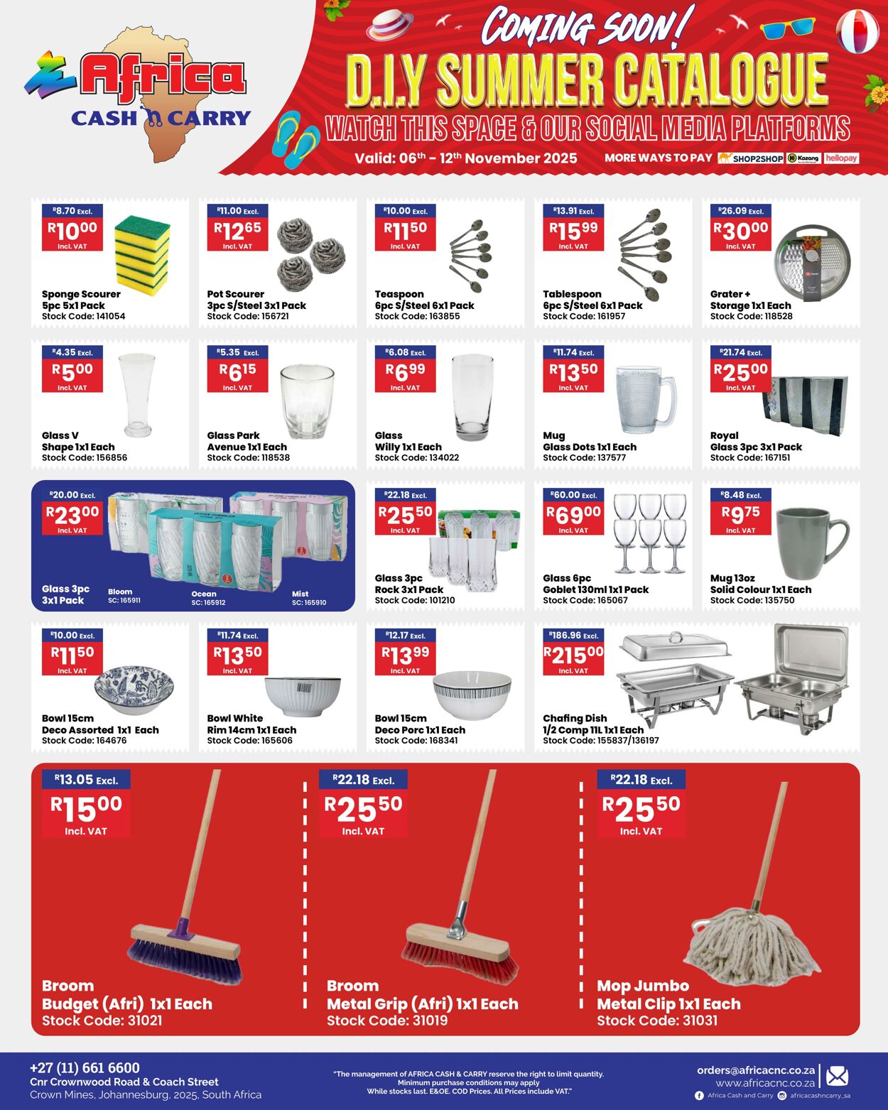 Special Africa Cash&Carry 06.11.2025 - 12.11.2025