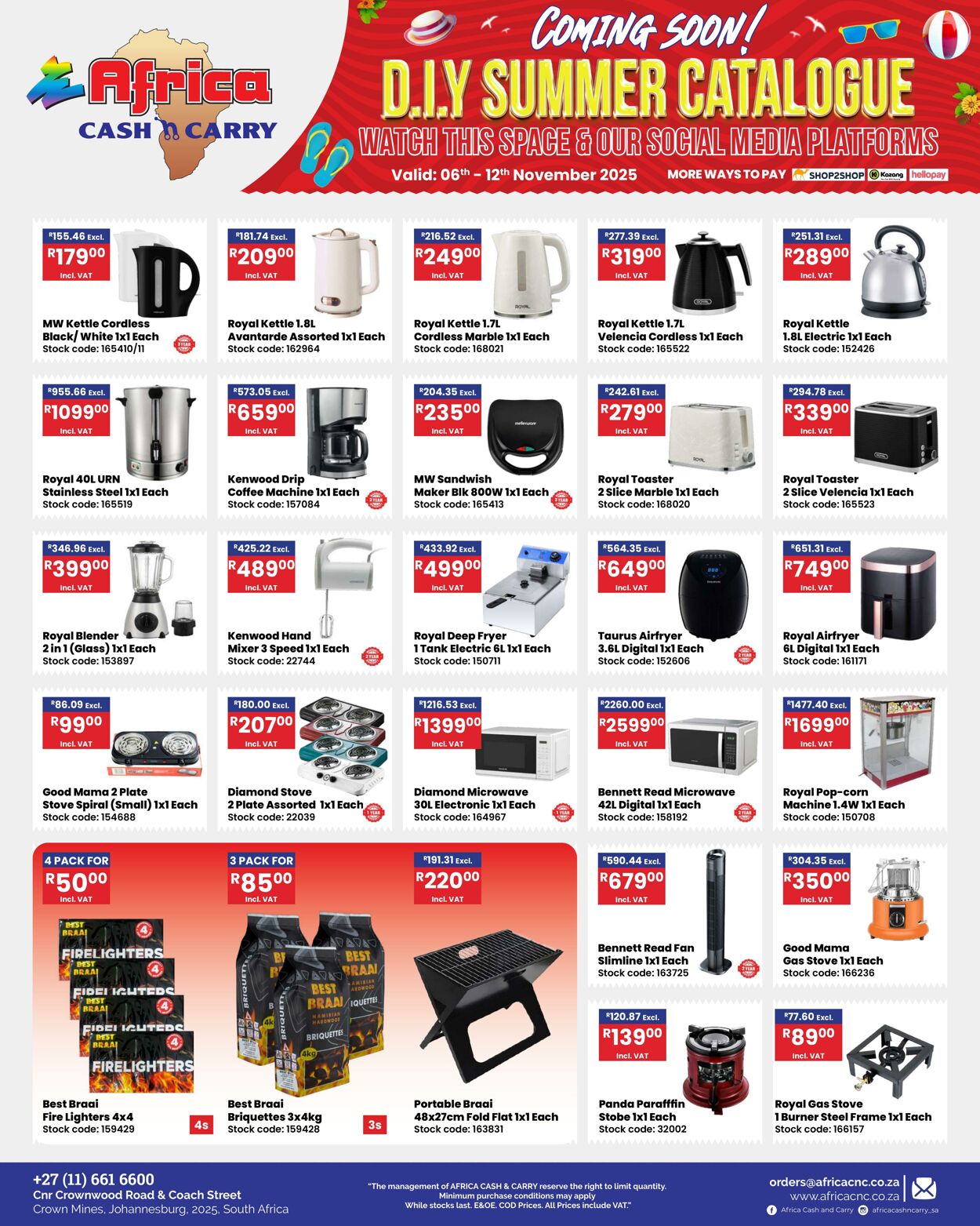 Special Africa Cash&Carry 06.11.2025 - 12.11.2025