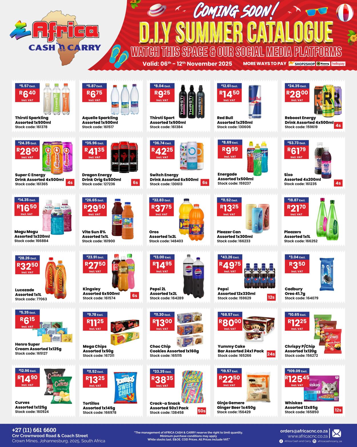 Special Africa Cash&Carry 06.11.2025 - 12.11.2025