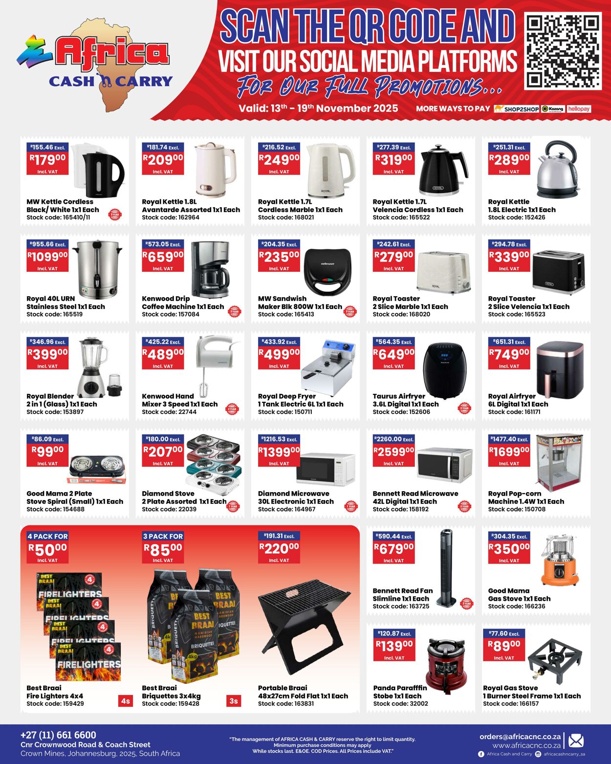 Special Africa Cash&Carry 13.11.2025 - 19.11.2025