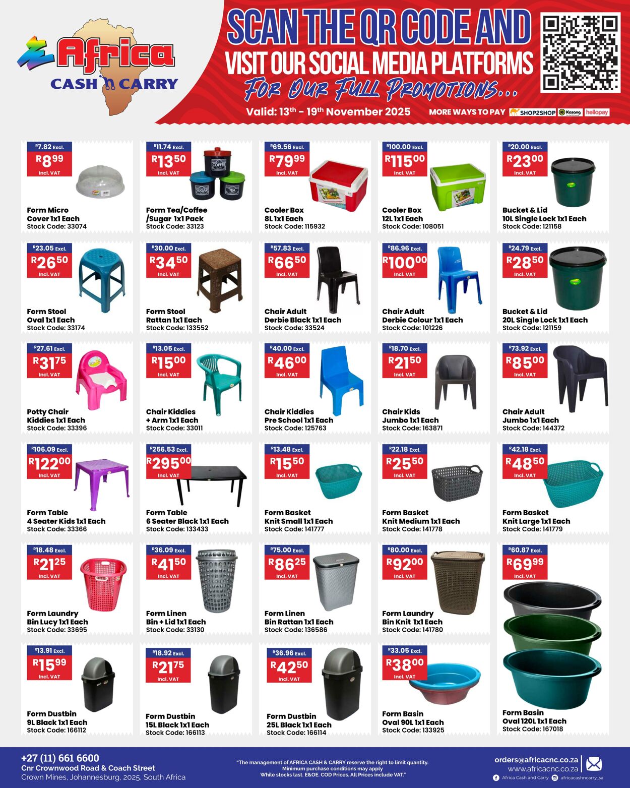 Special Africa Cash&Carry 13.11.2025 - 19.11.2025