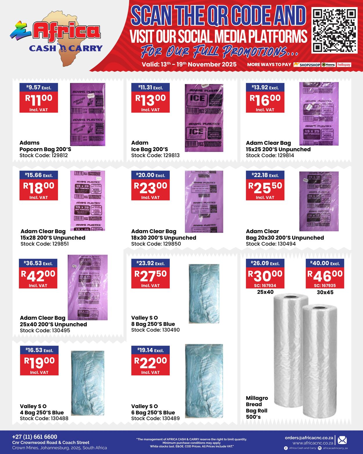 Special Africa Cash&Carry 13.11.2025 - 19.11.2025