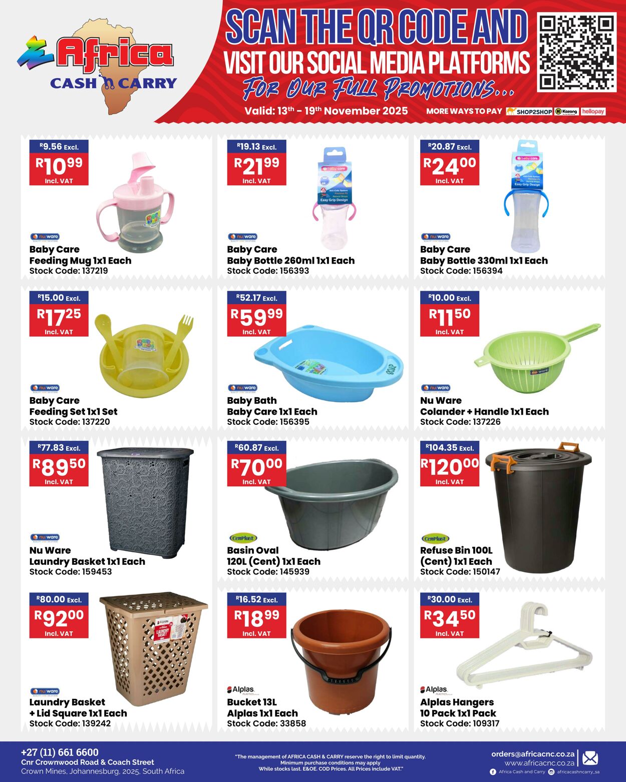 Special Africa Cash&Carry 13.11.2025 - 19.11.2025