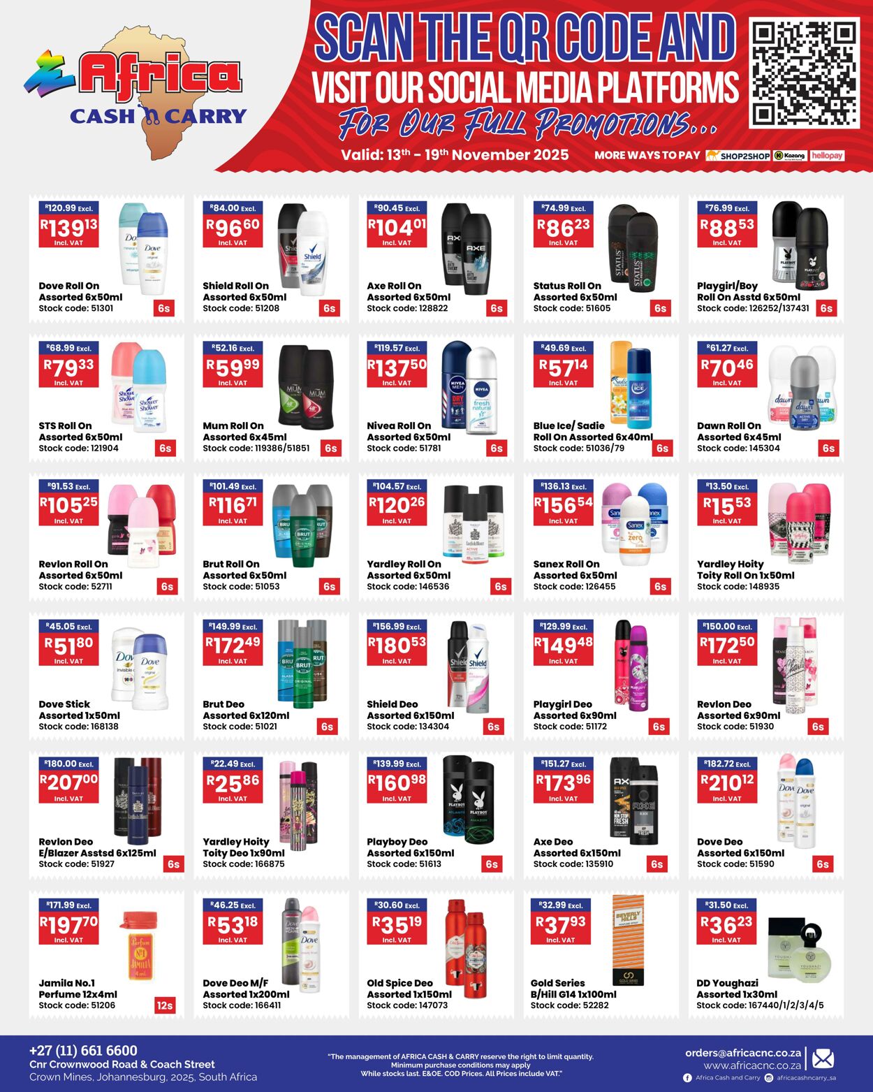 Special Africa Cash&Carry 13.11.2025 - 19.11.2025