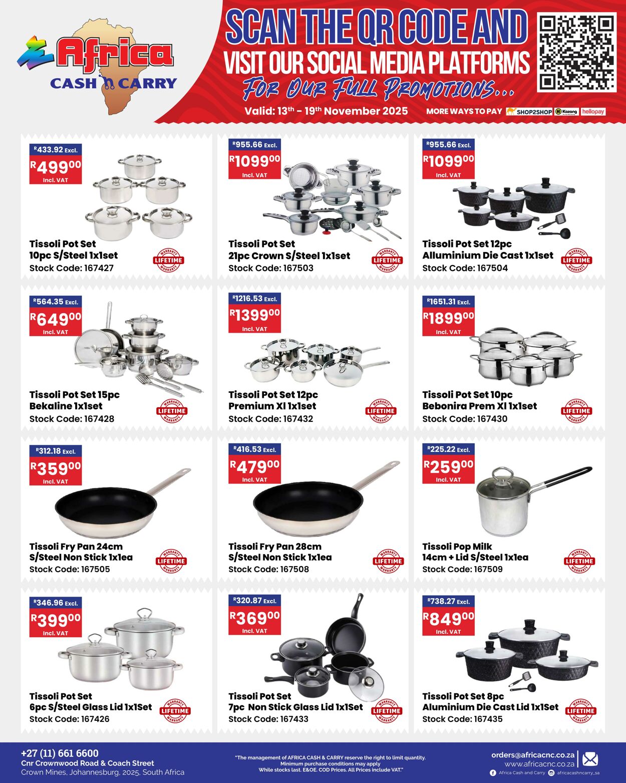 Special Africa Cash&Carry 13.11.2025 - 19.11.2025