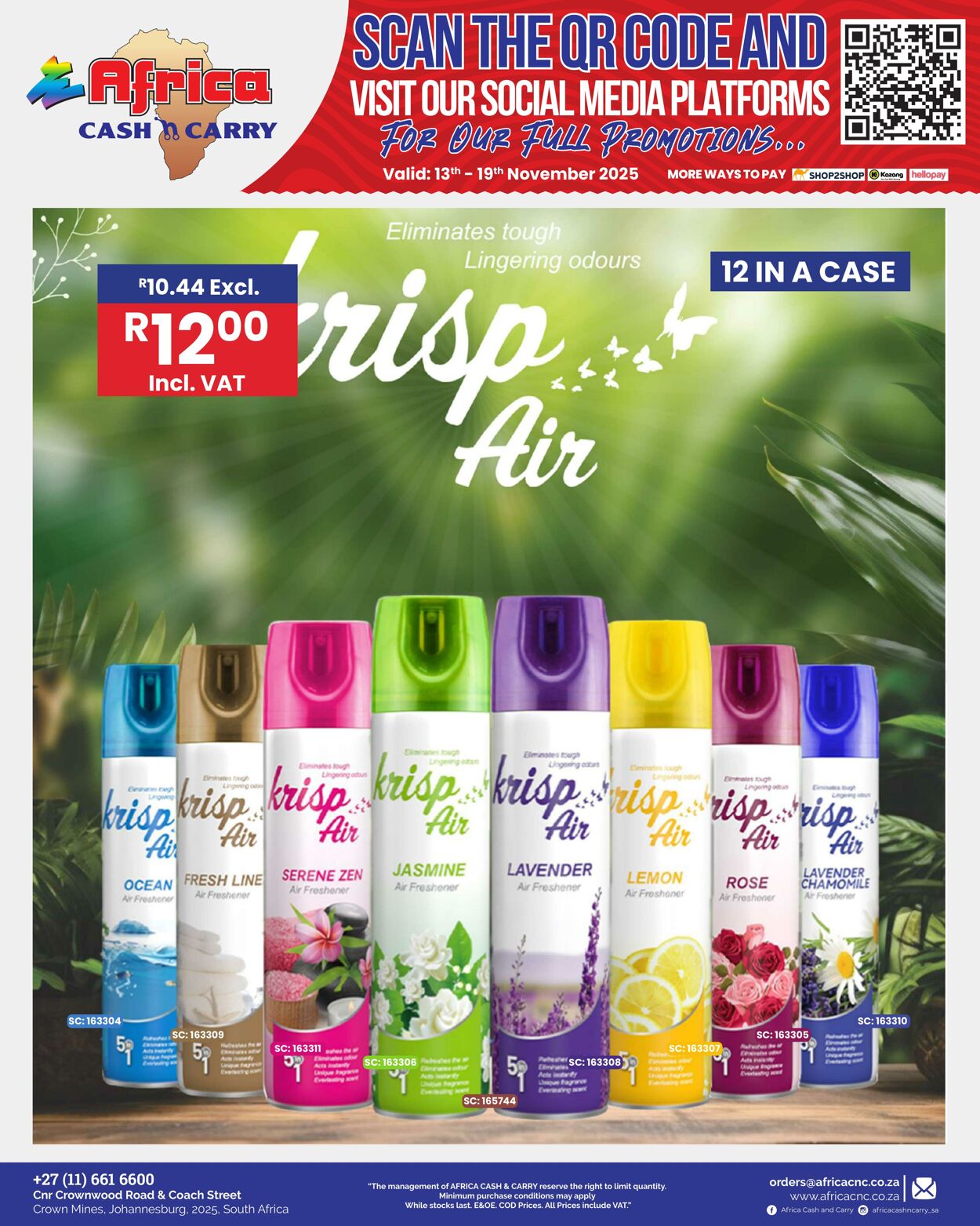 Special Africa Cash&Carry 13.11.2025 - 19.11.2025