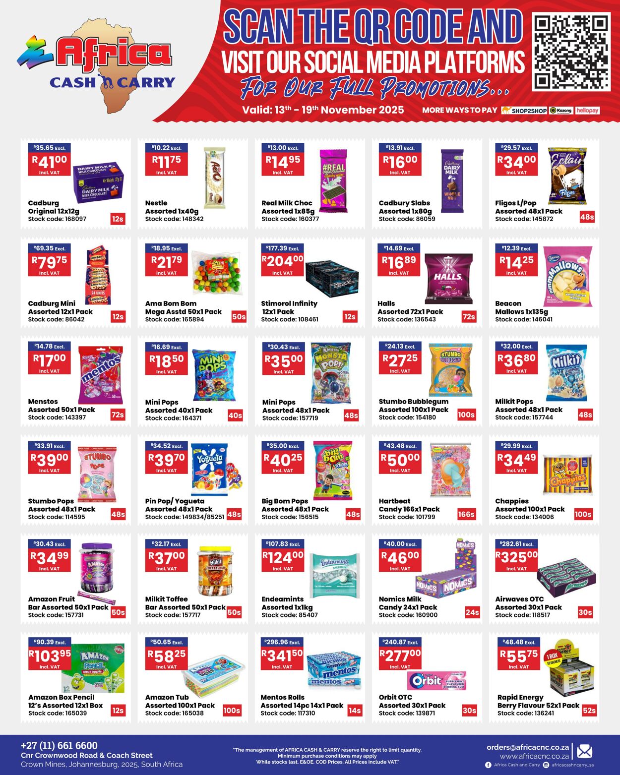 Special Africa Cash&Carry 13.11.2025 - 19.11.2025
