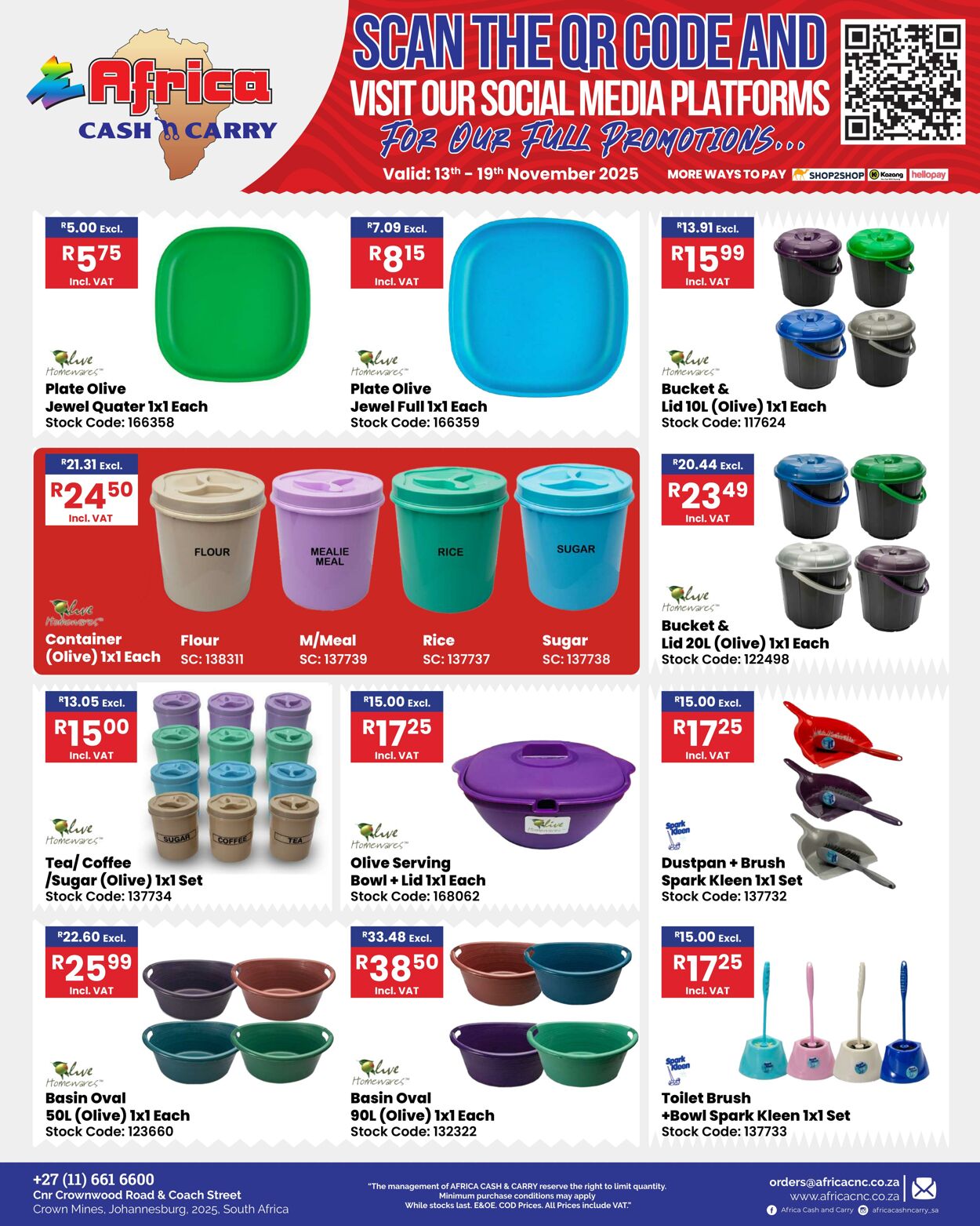 Special Africa Cash&Carry 13.11.2025 - 19.11.2025