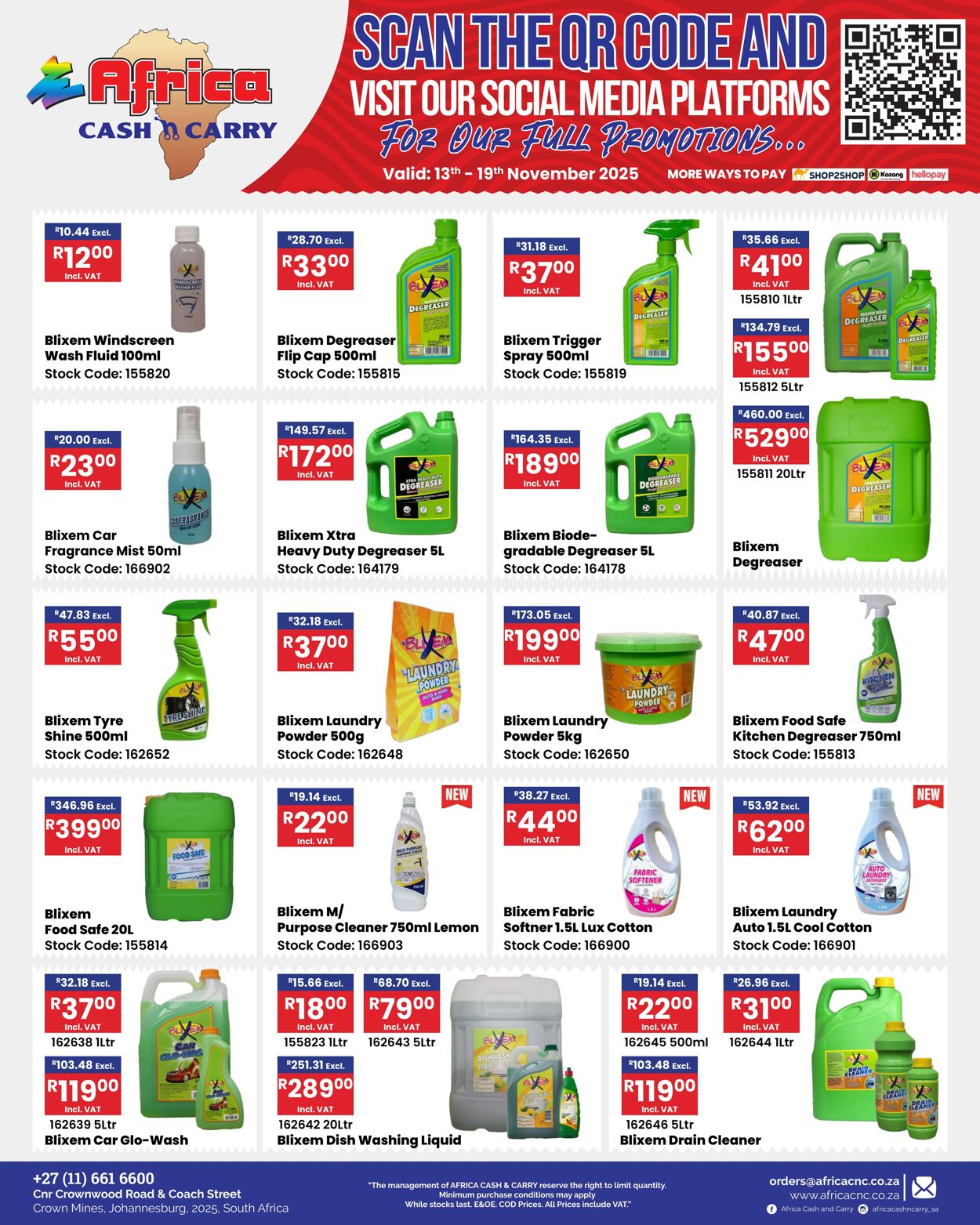 Special Africa Cash&Carry 13.11.2025 - 19.11.2025