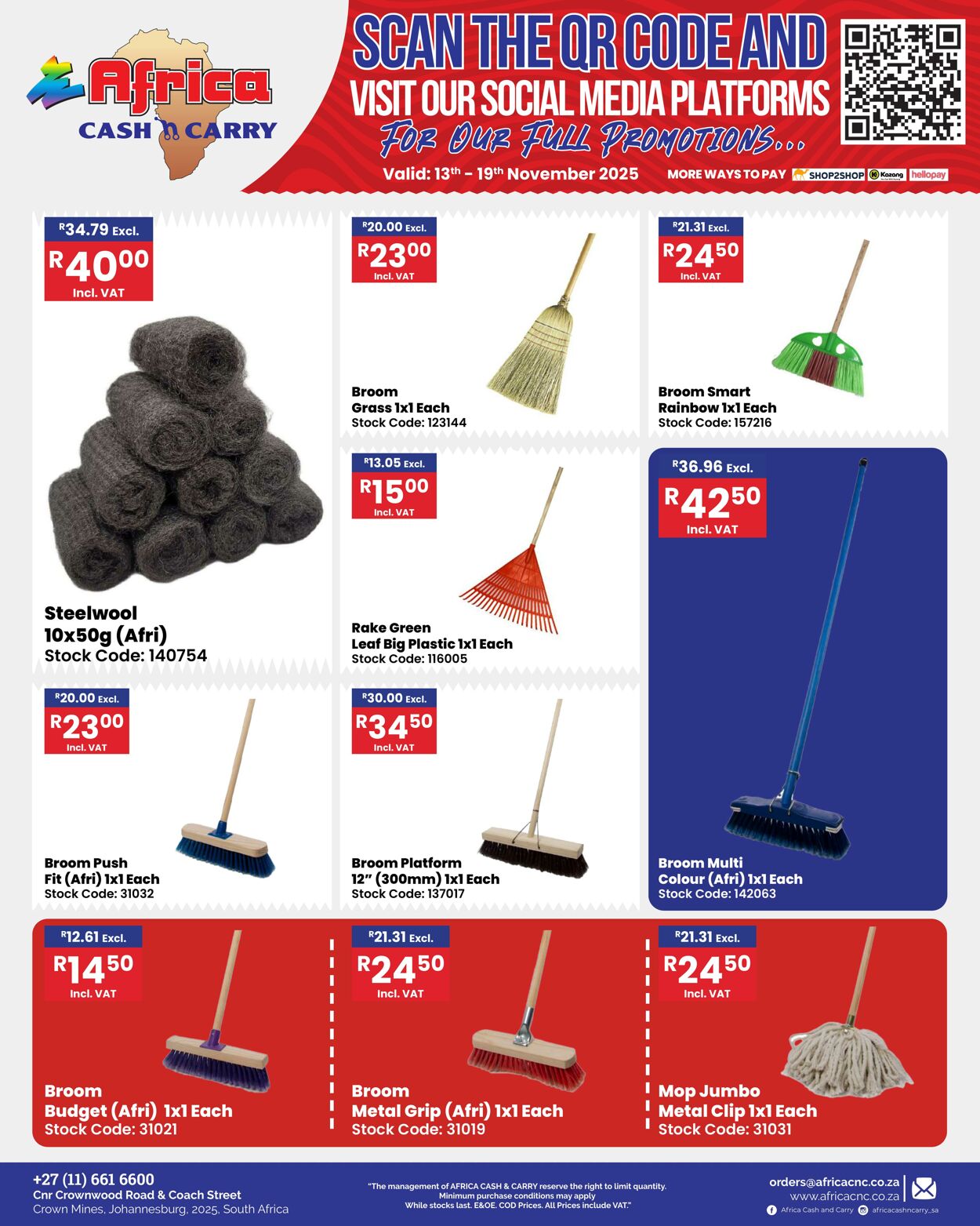 Special Africa Cash&Carry 13.11.2025 - 19.11.2025