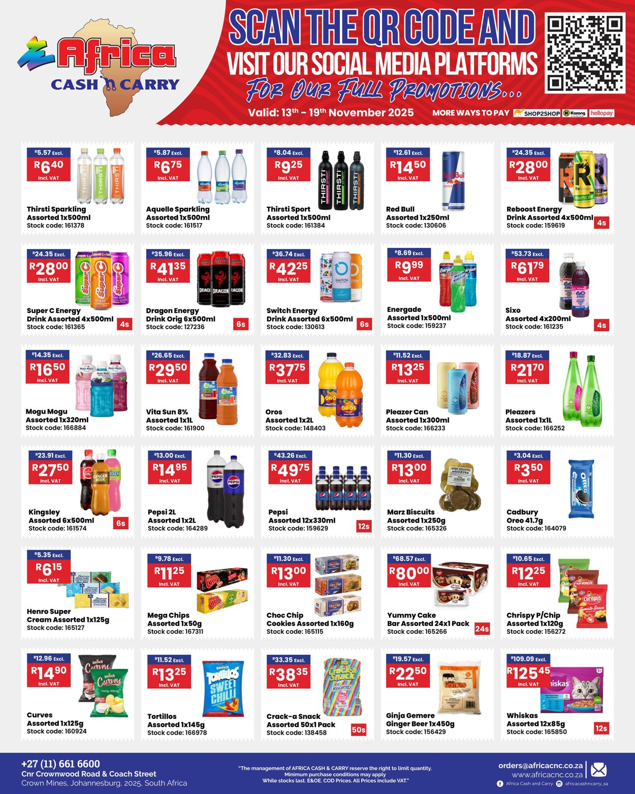 Special Africa Cash&Carry 13.11.2025 - 19.11.2025